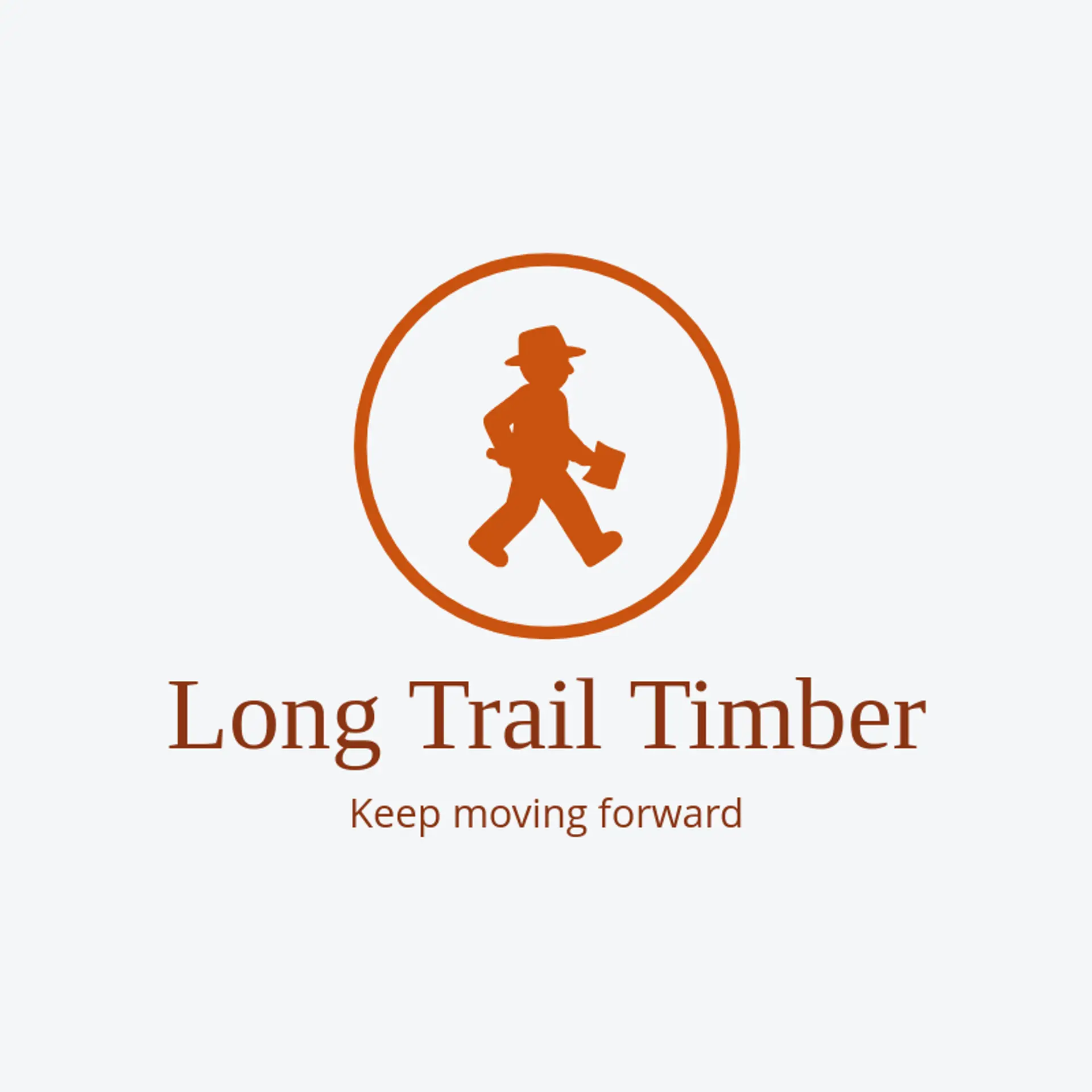 Long Trail Timber logo for lumberjack