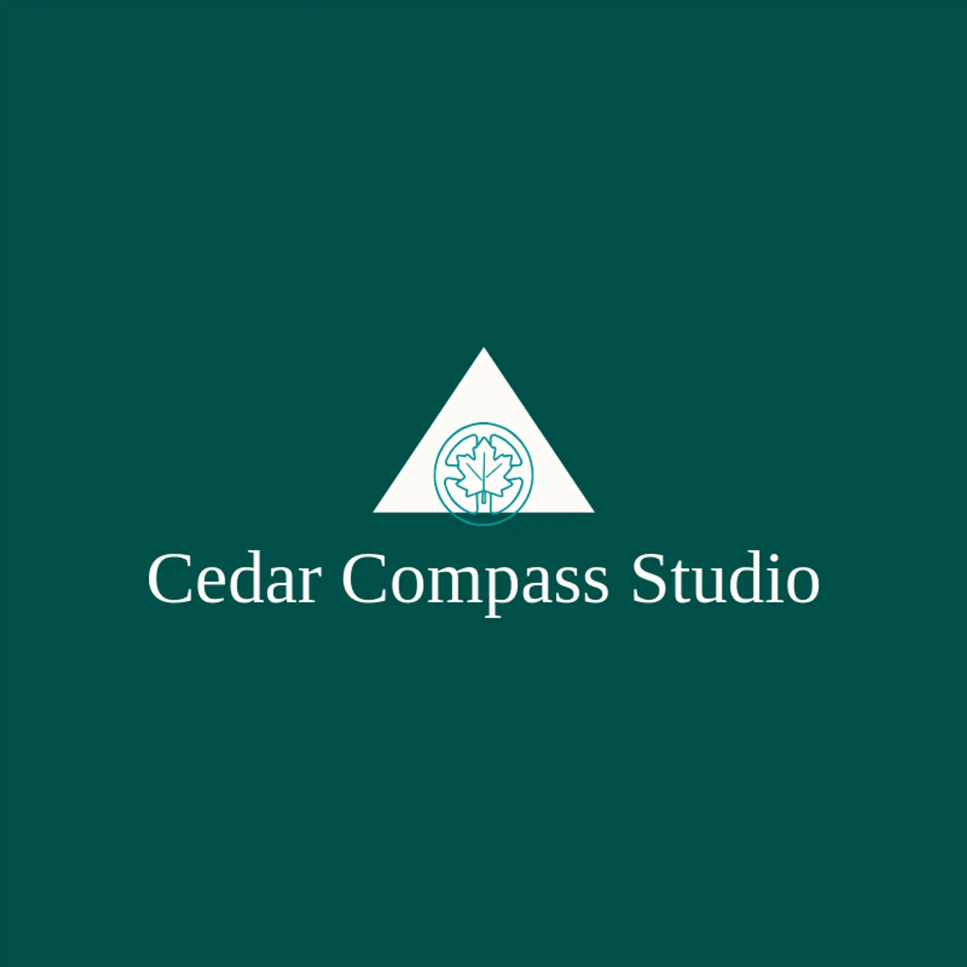 Cedar Compass Studio logo for canada