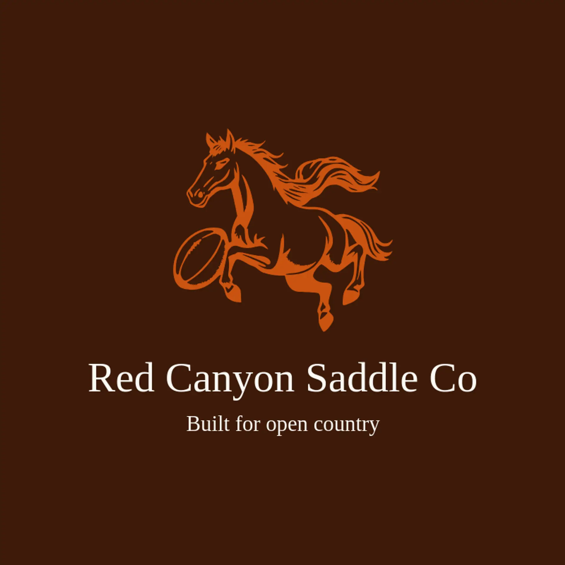 Red Canyon Saddle Co logo for bronco