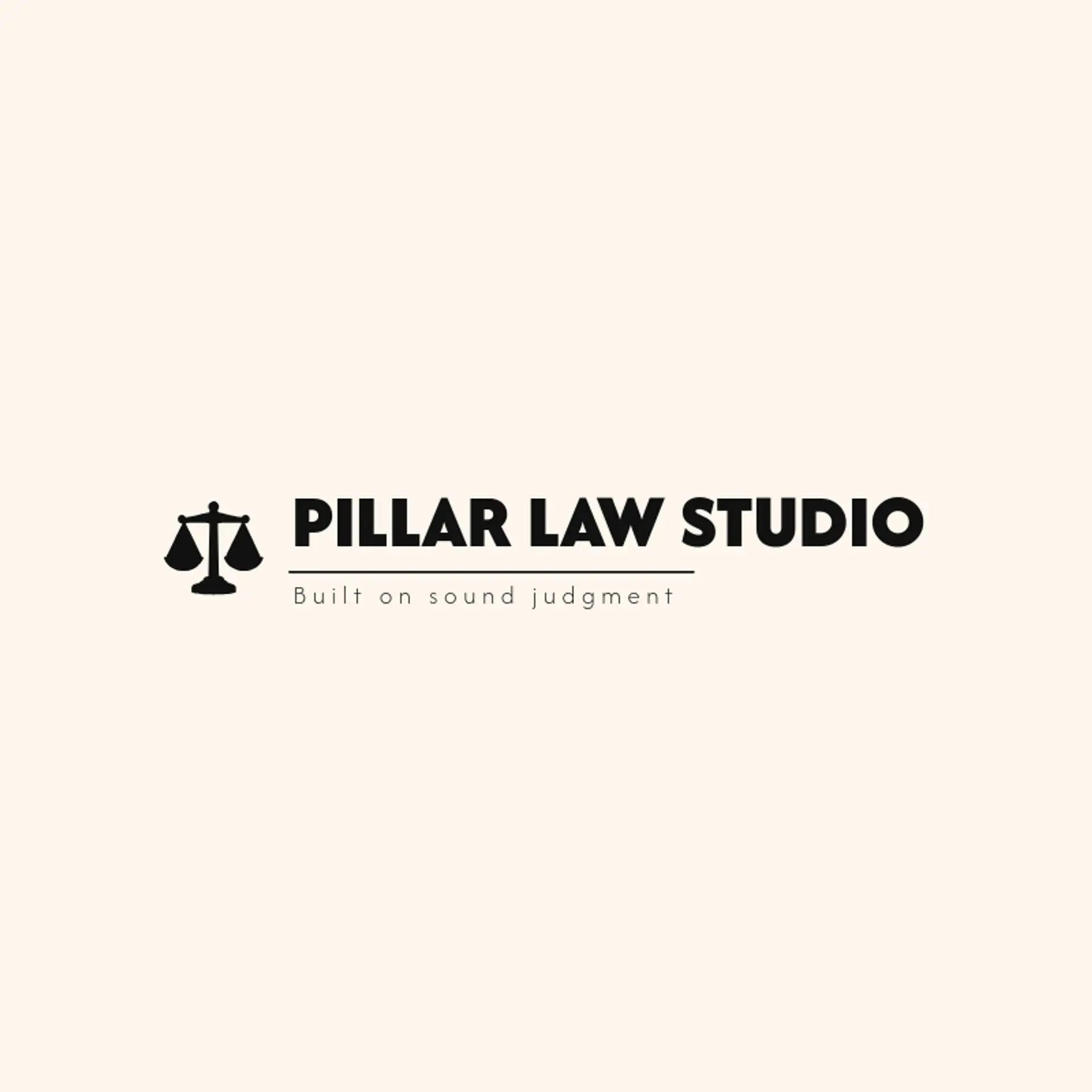 Pillar Law Studio logo for lawyer