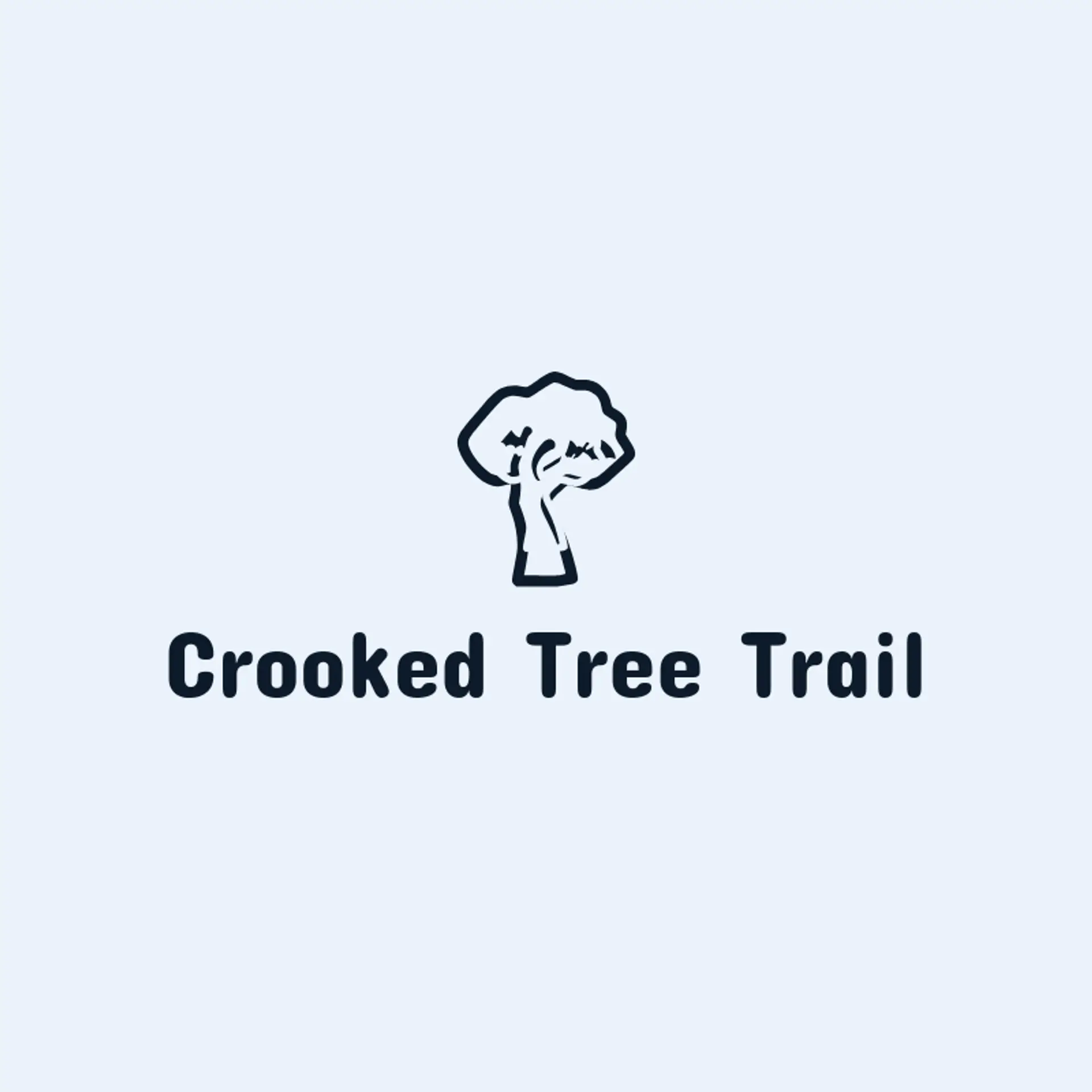 Crooked Tree Trail logo for halloween