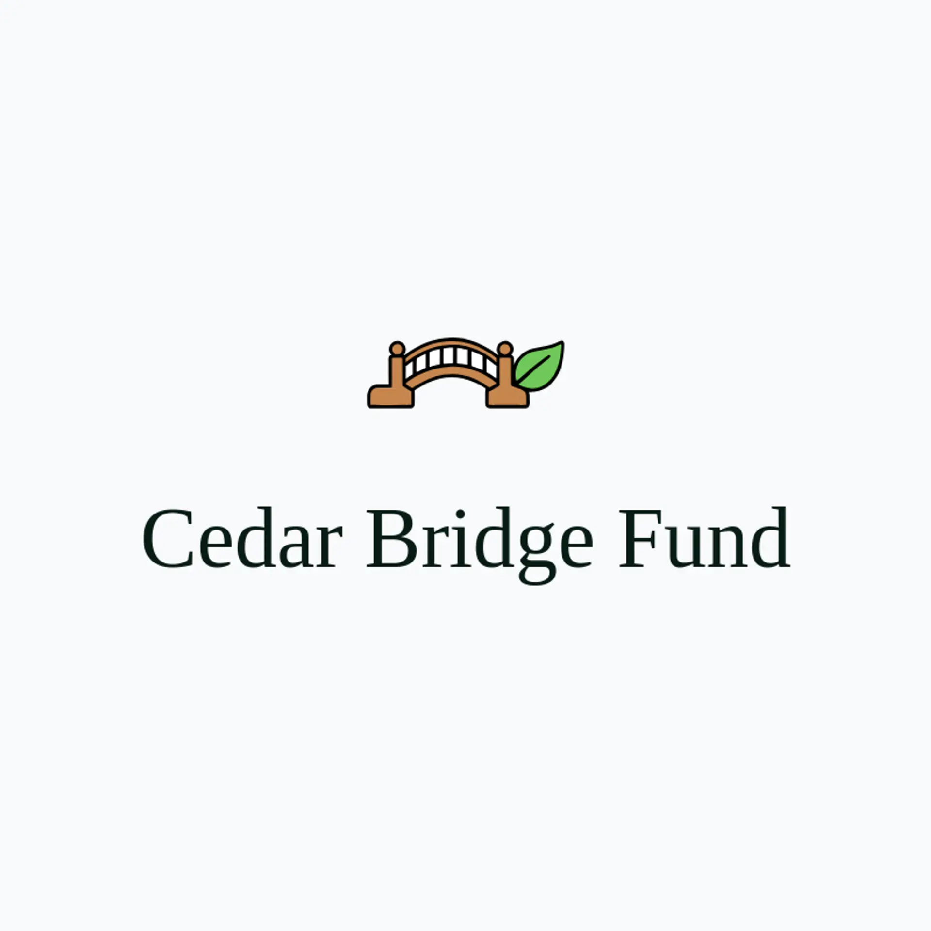 Cedar Bridge Fund logo for scholarship