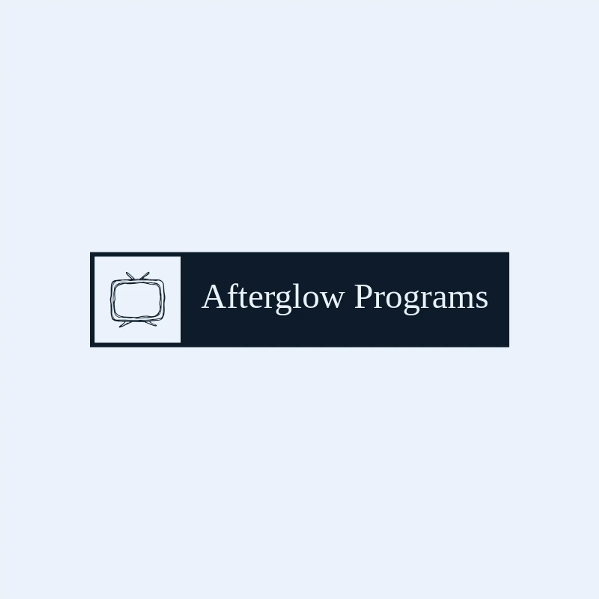 Afterglow Programs logo for television