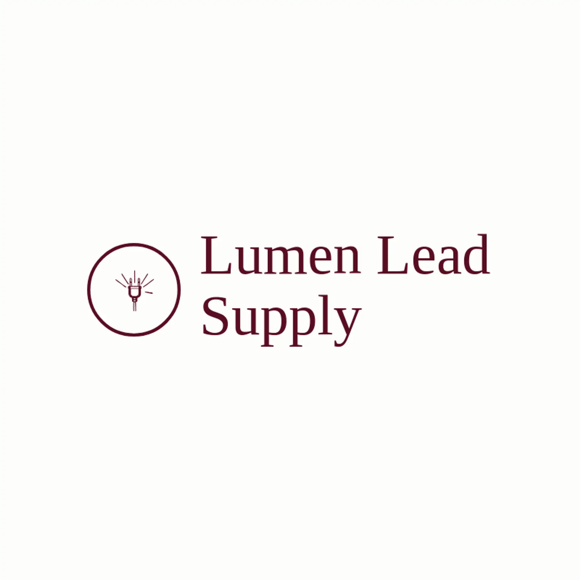 Lumen Lead Supply logo for plug