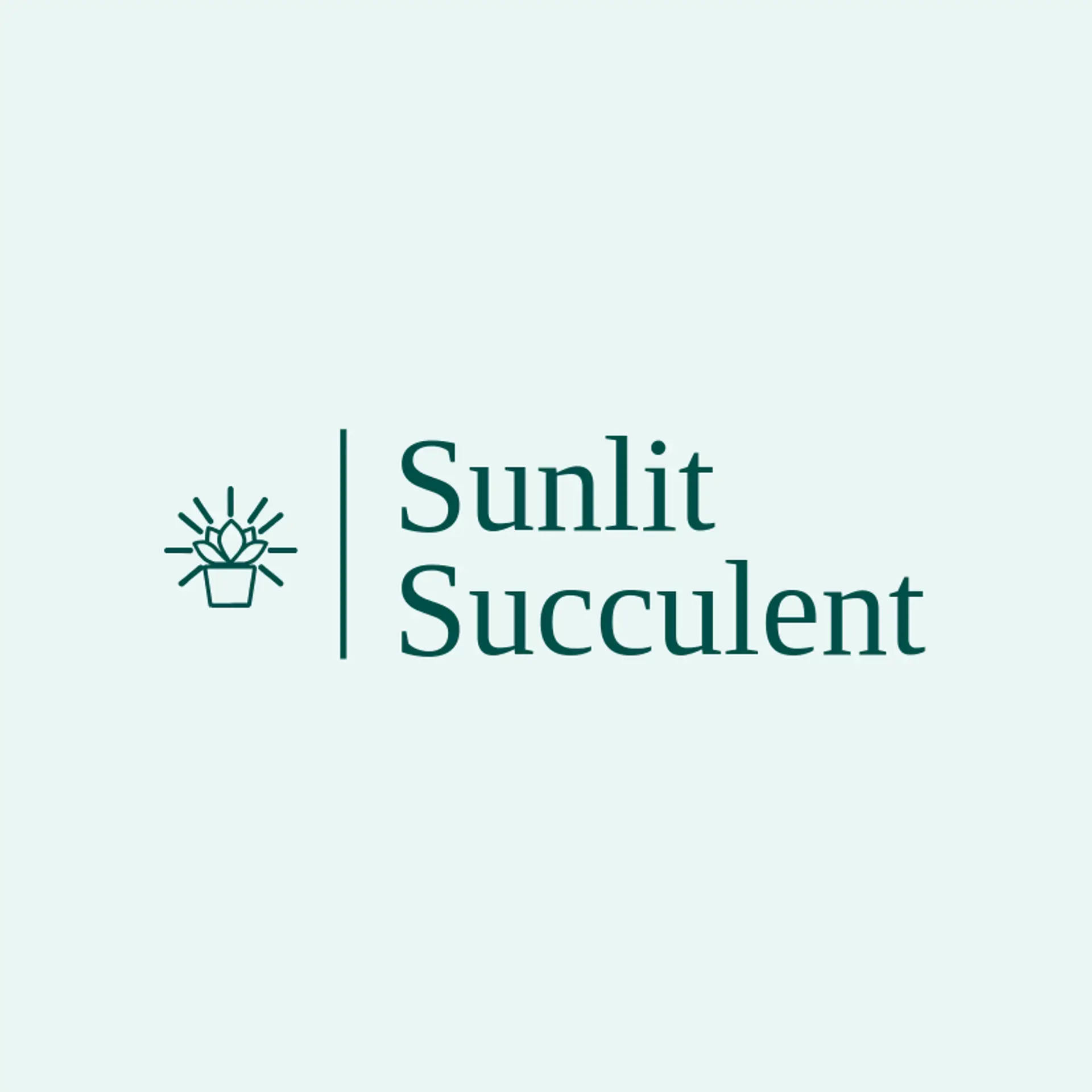 Sunlit Succulent logo for prickly