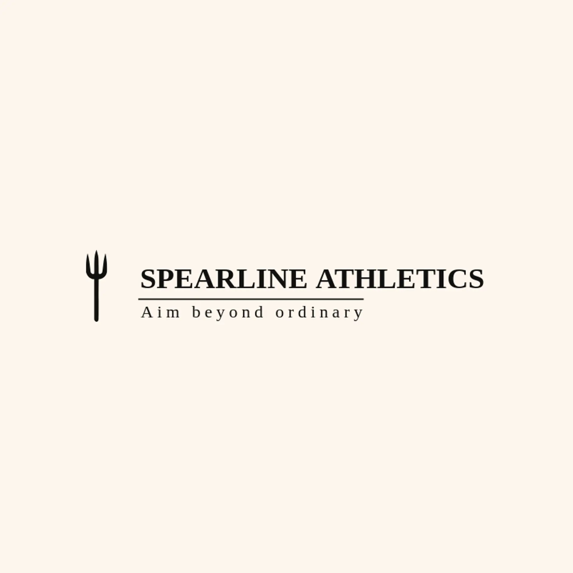 Spearline Athletics logo for trident