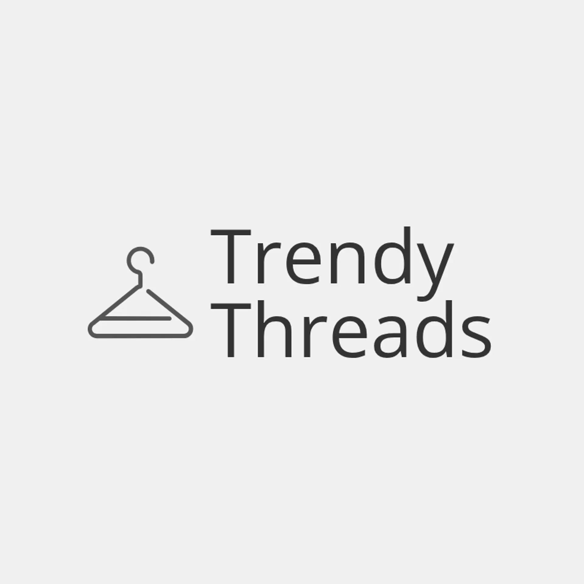 Trendy Threads logo for fashion studio