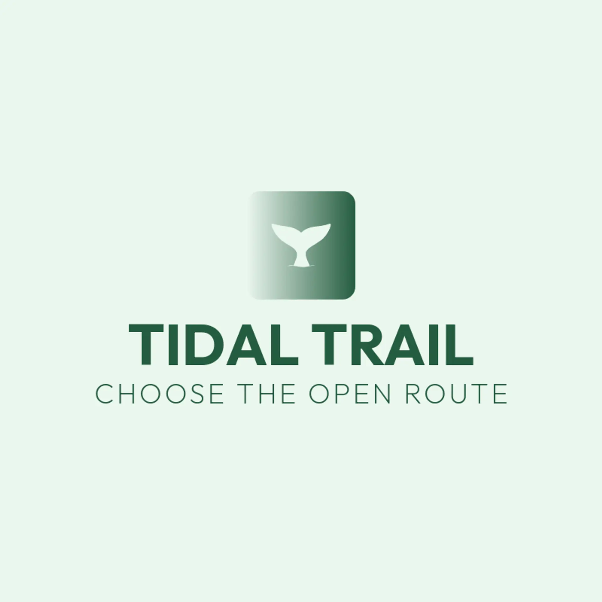 Tidal Trail logo for dolphin