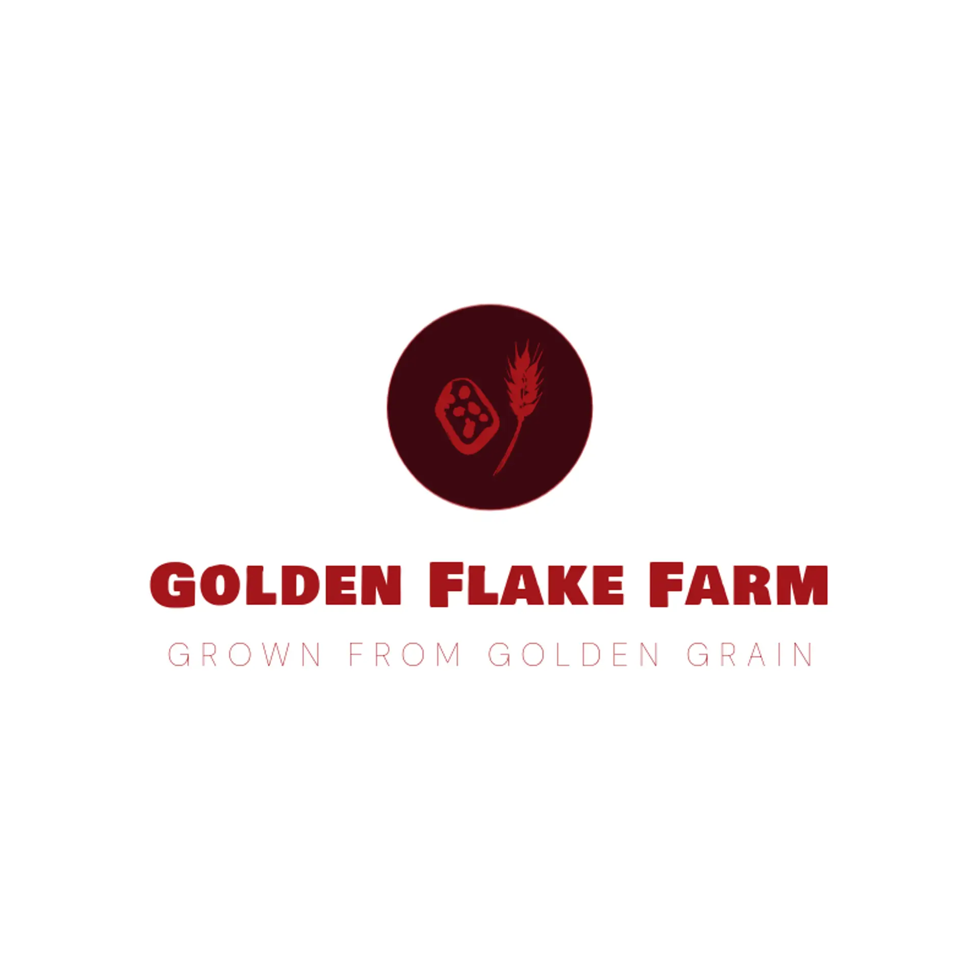 Golden Flake Farm logo for cereal