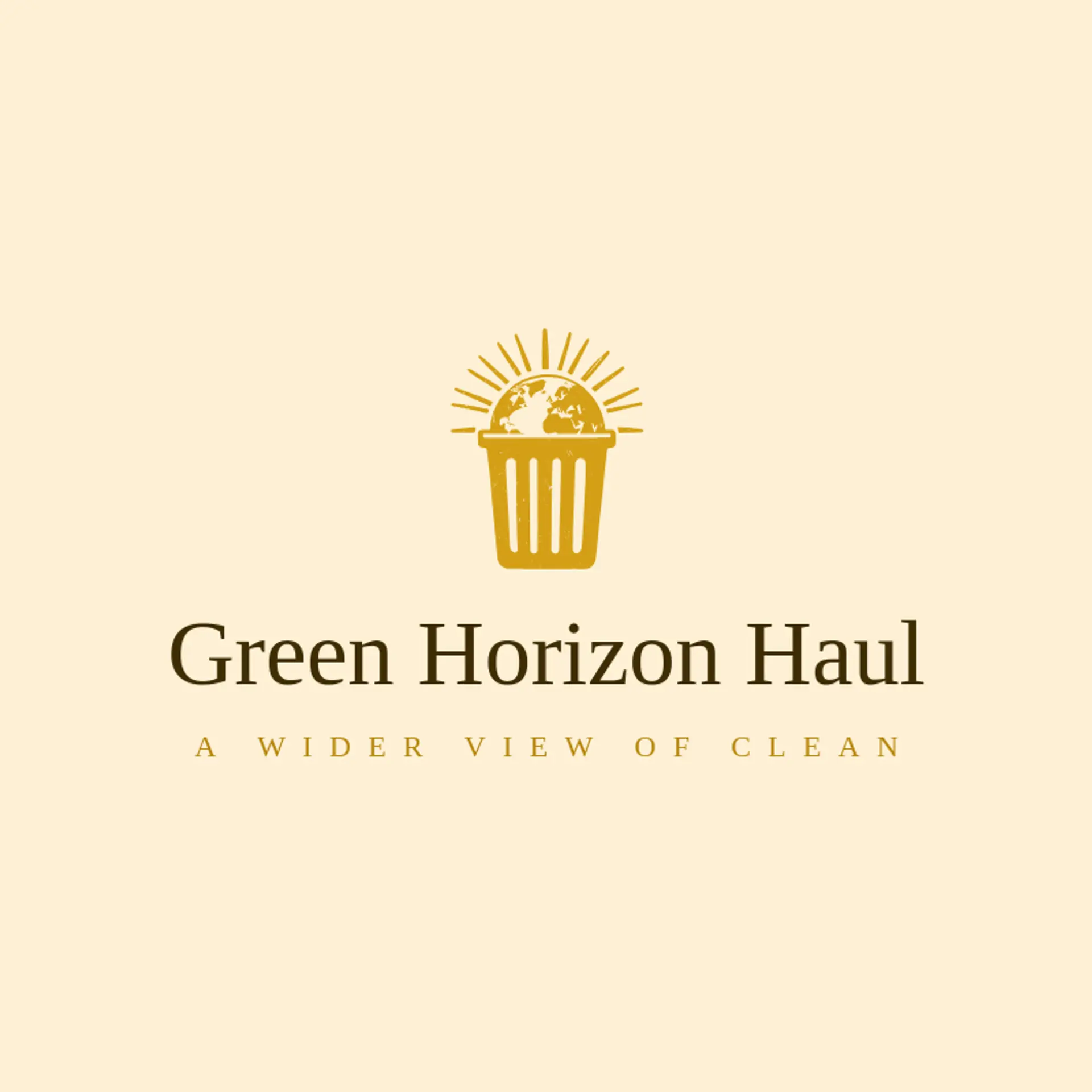 Green Horizon Haul logo for trash
