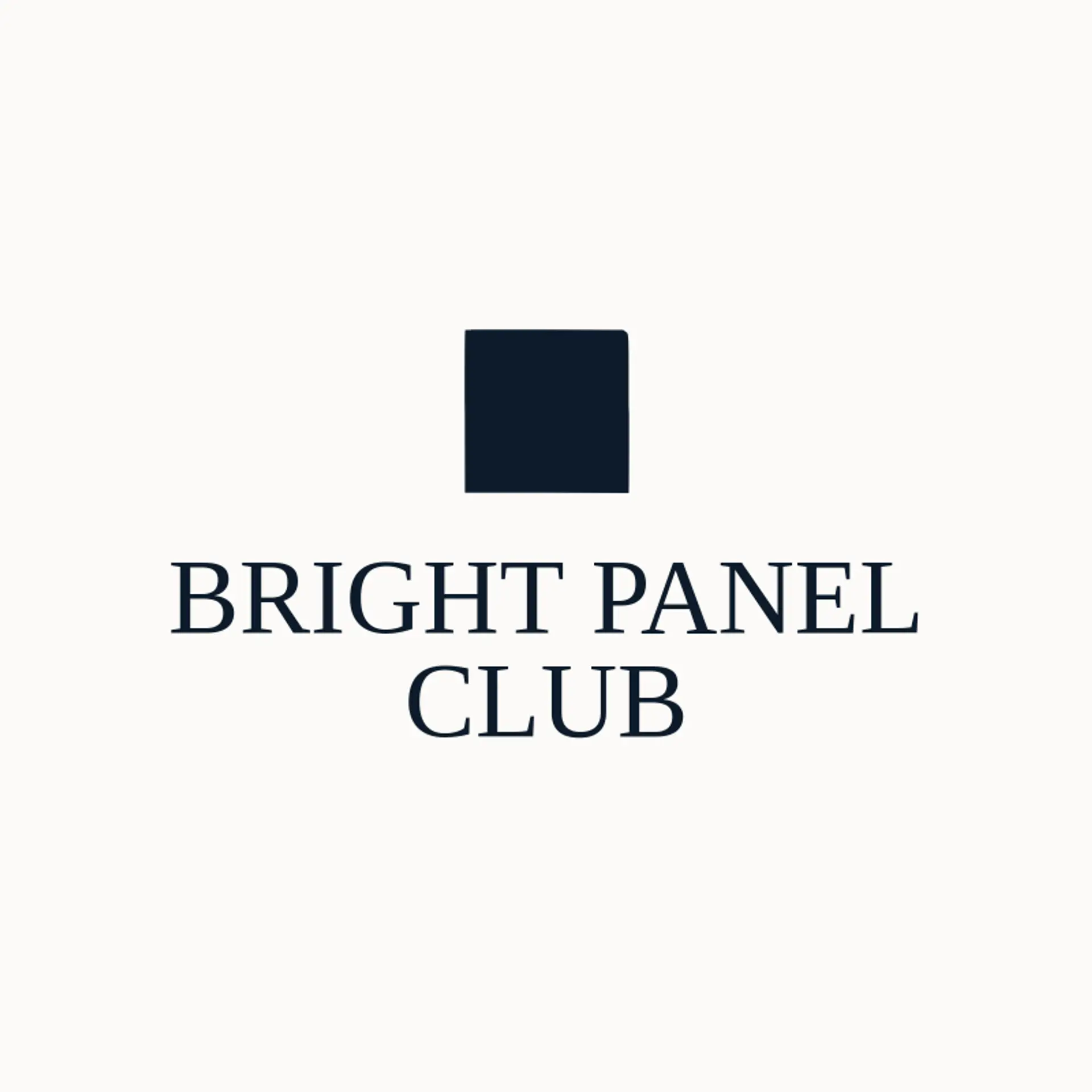 Bright Panel Club logo for comic