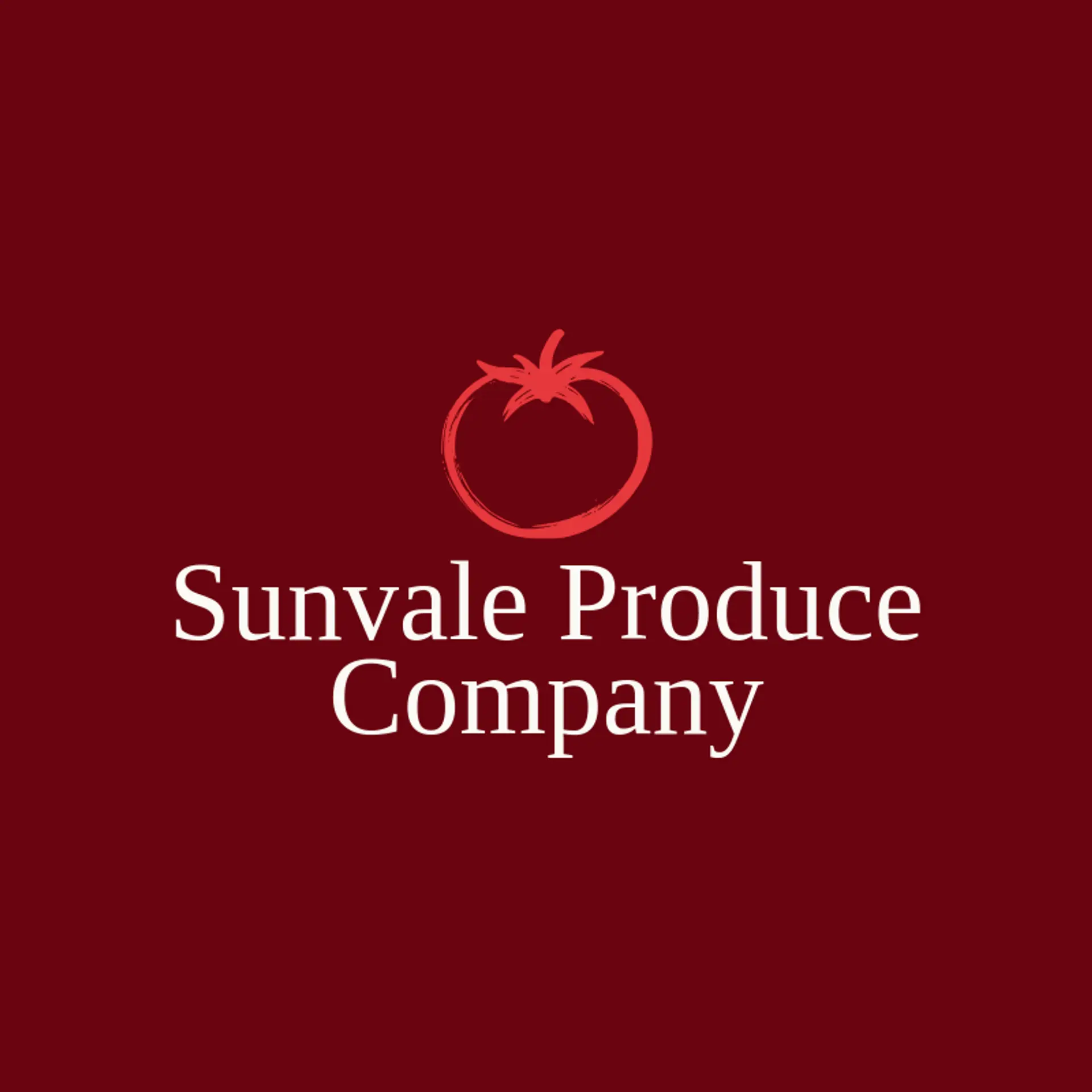 Sunvale Produce Company logo for tomato