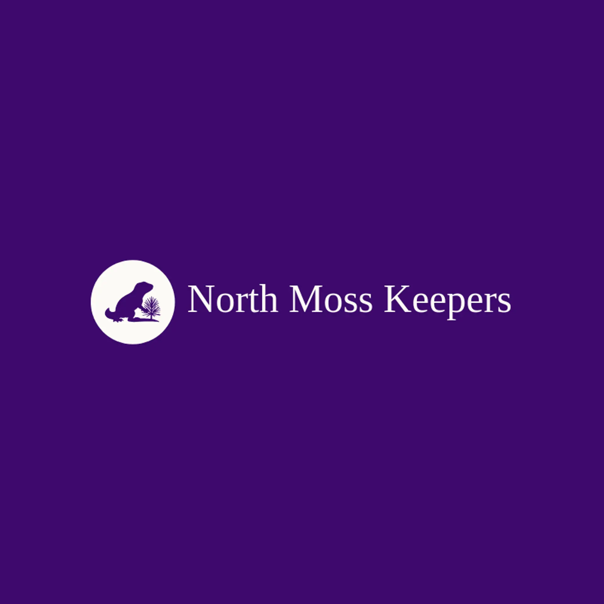 North Moss Keepers logo for lizard