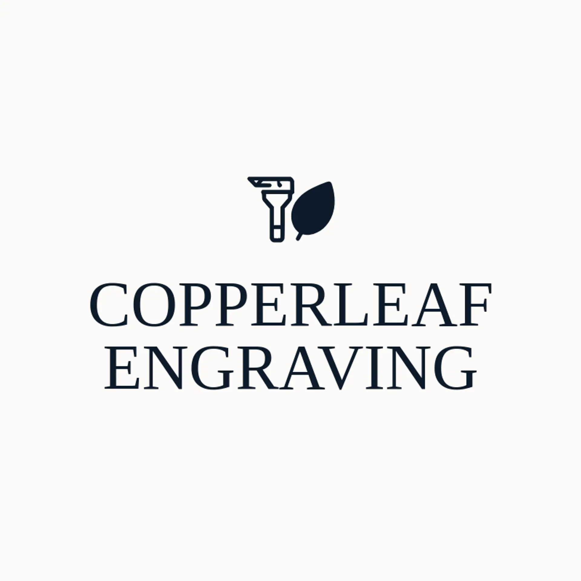 Copperleaf Engraving logo for laser engraving