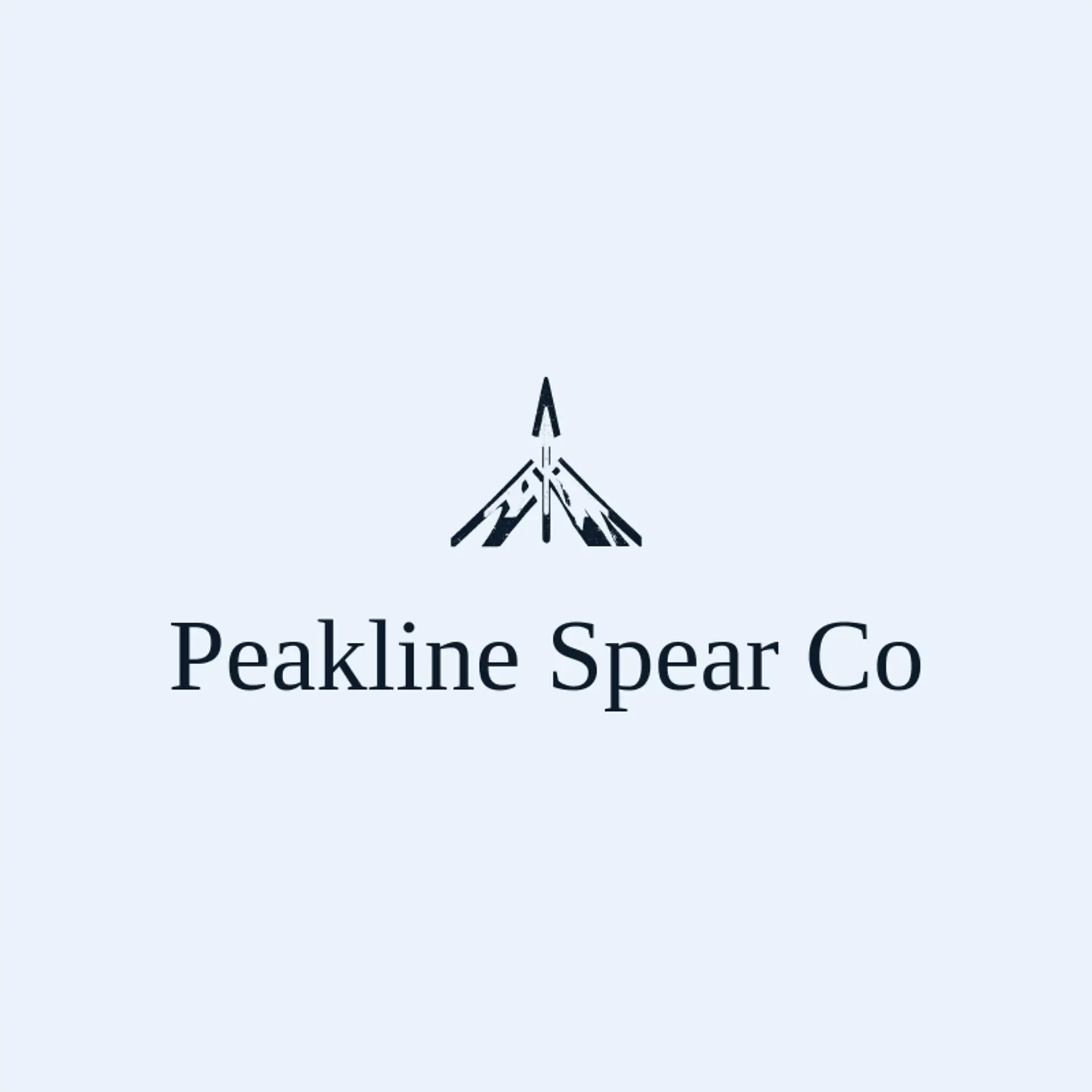 Peakline Spear Co logo for spear