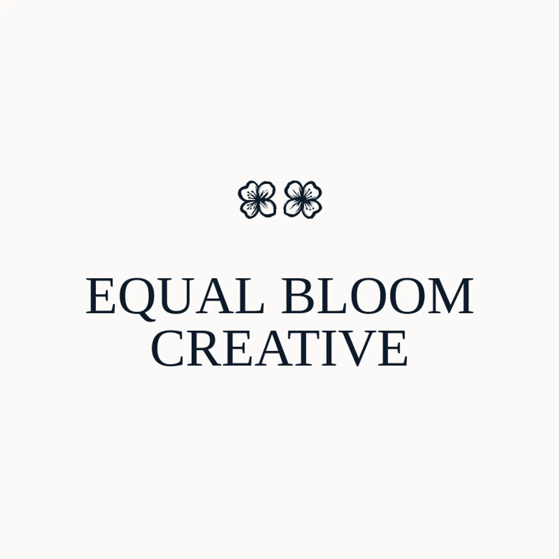 Equal Bloom Creative logo for symmetry