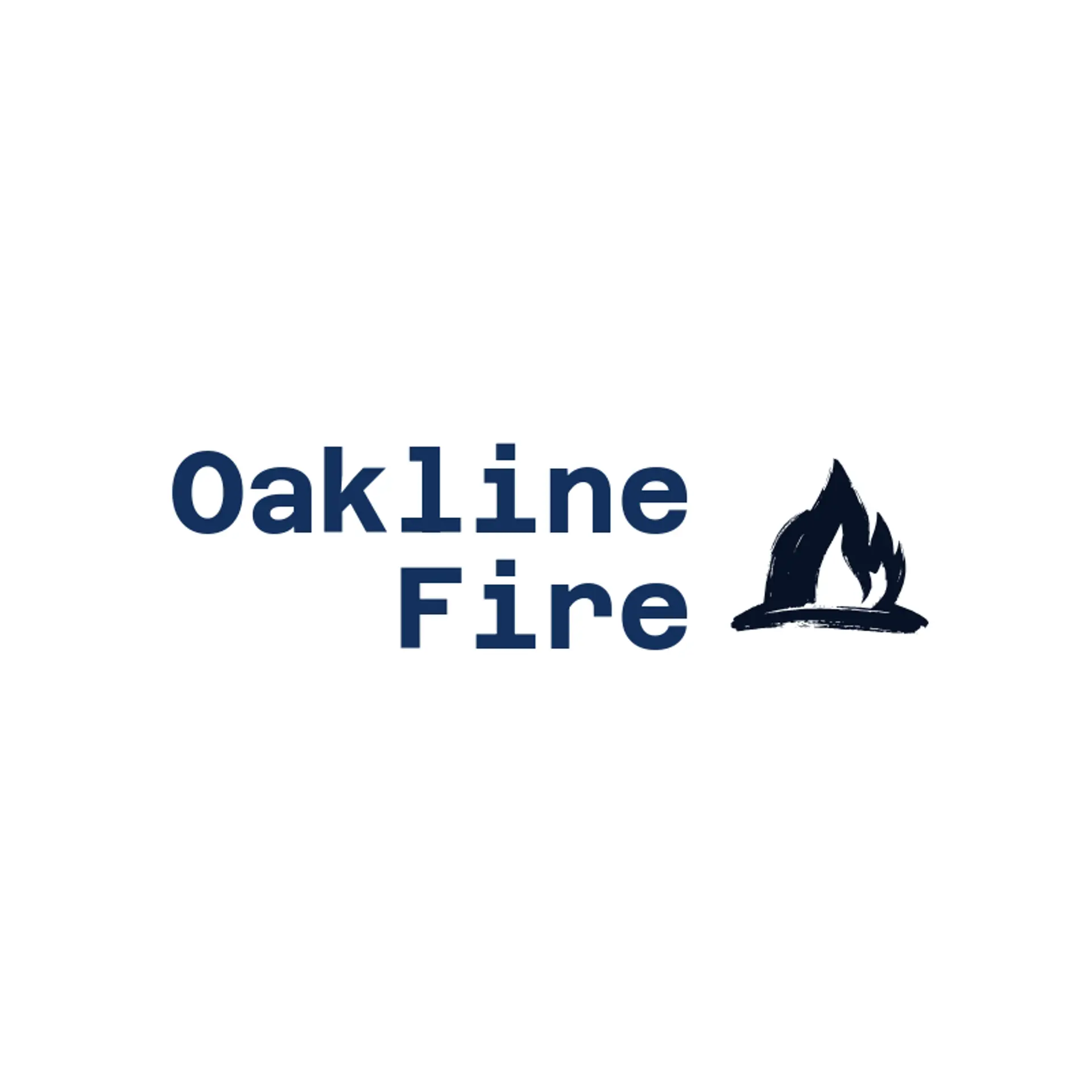 Oakline Fire logo for fire department