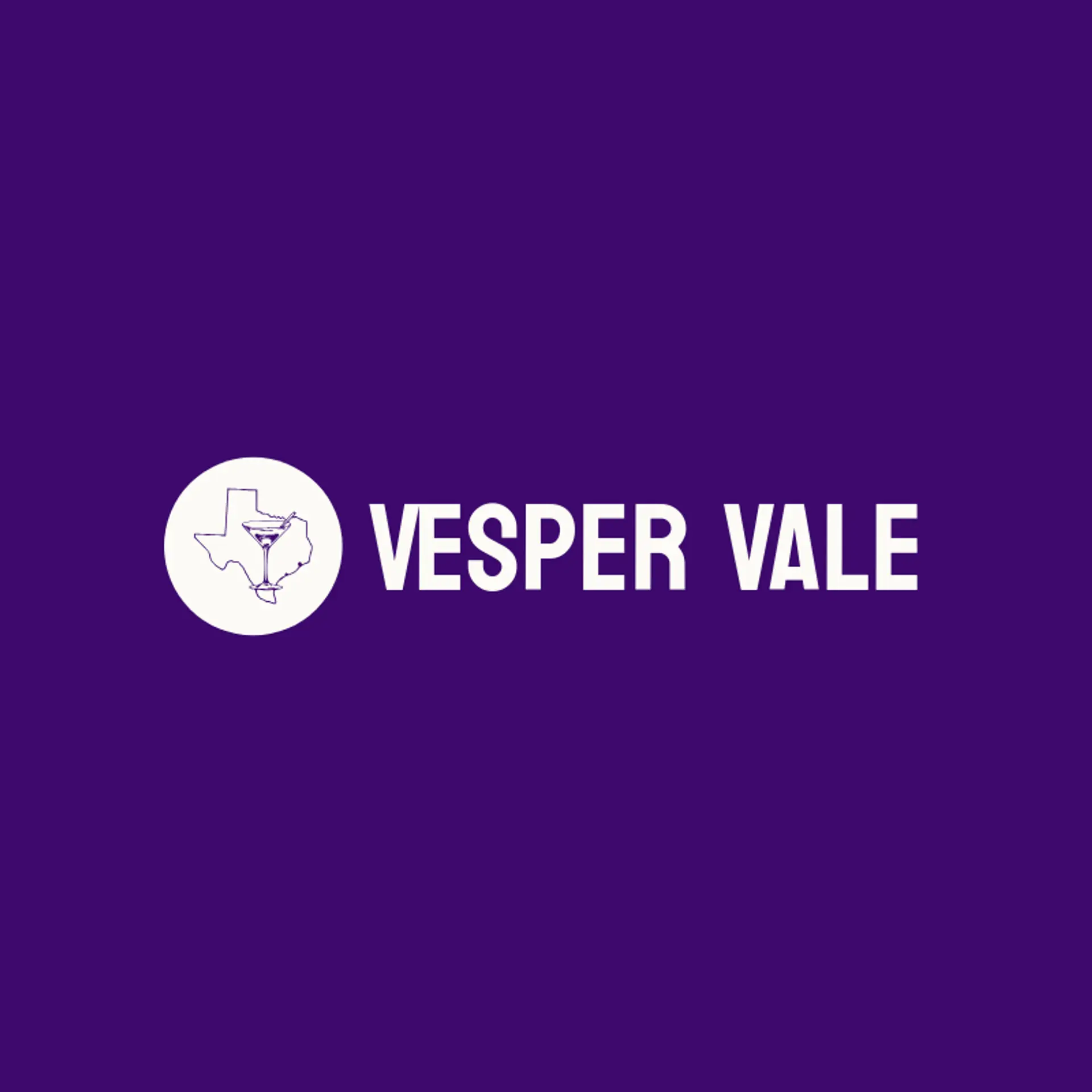 Vesper Vale logo for martini