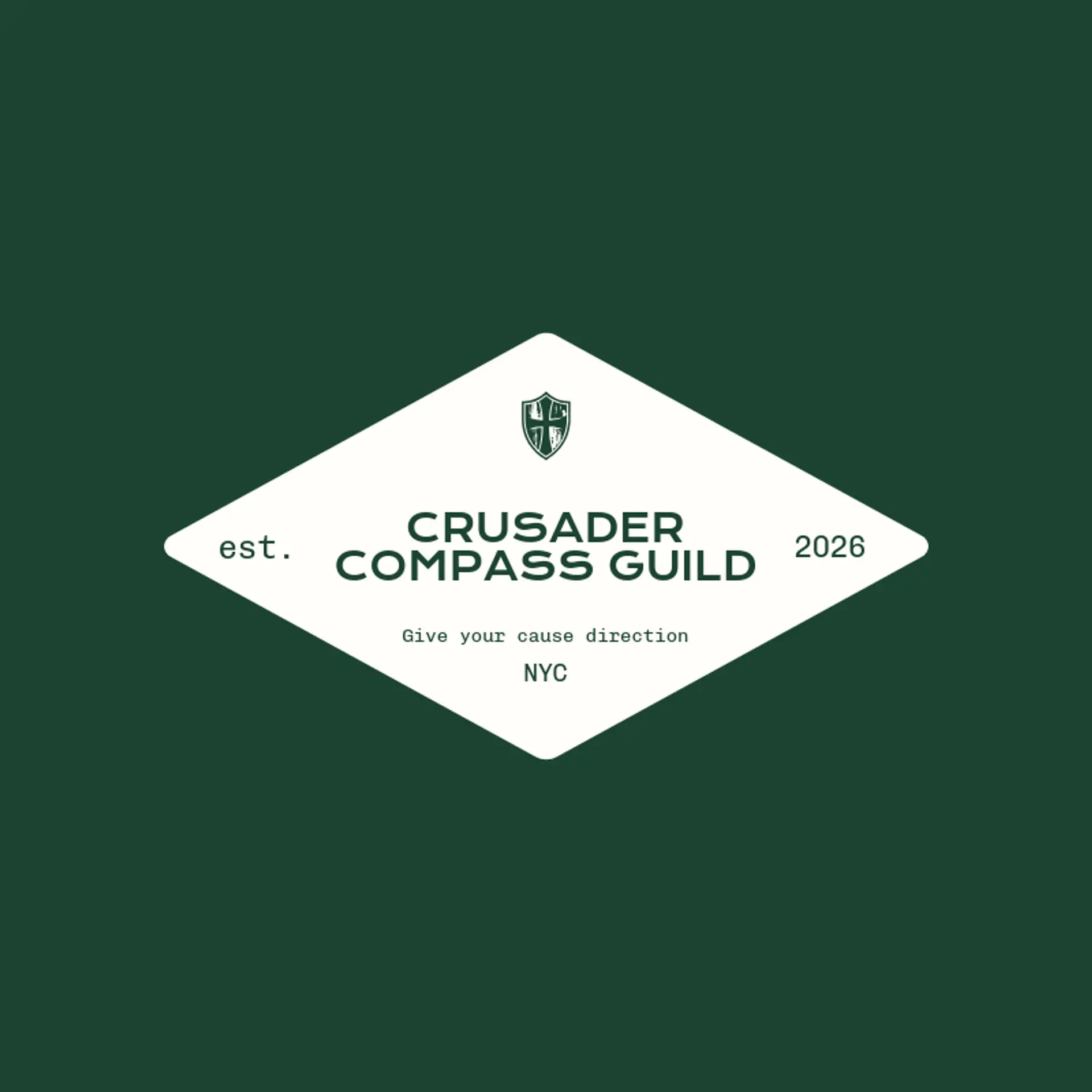 Crusader Compass Guild logo for crusader