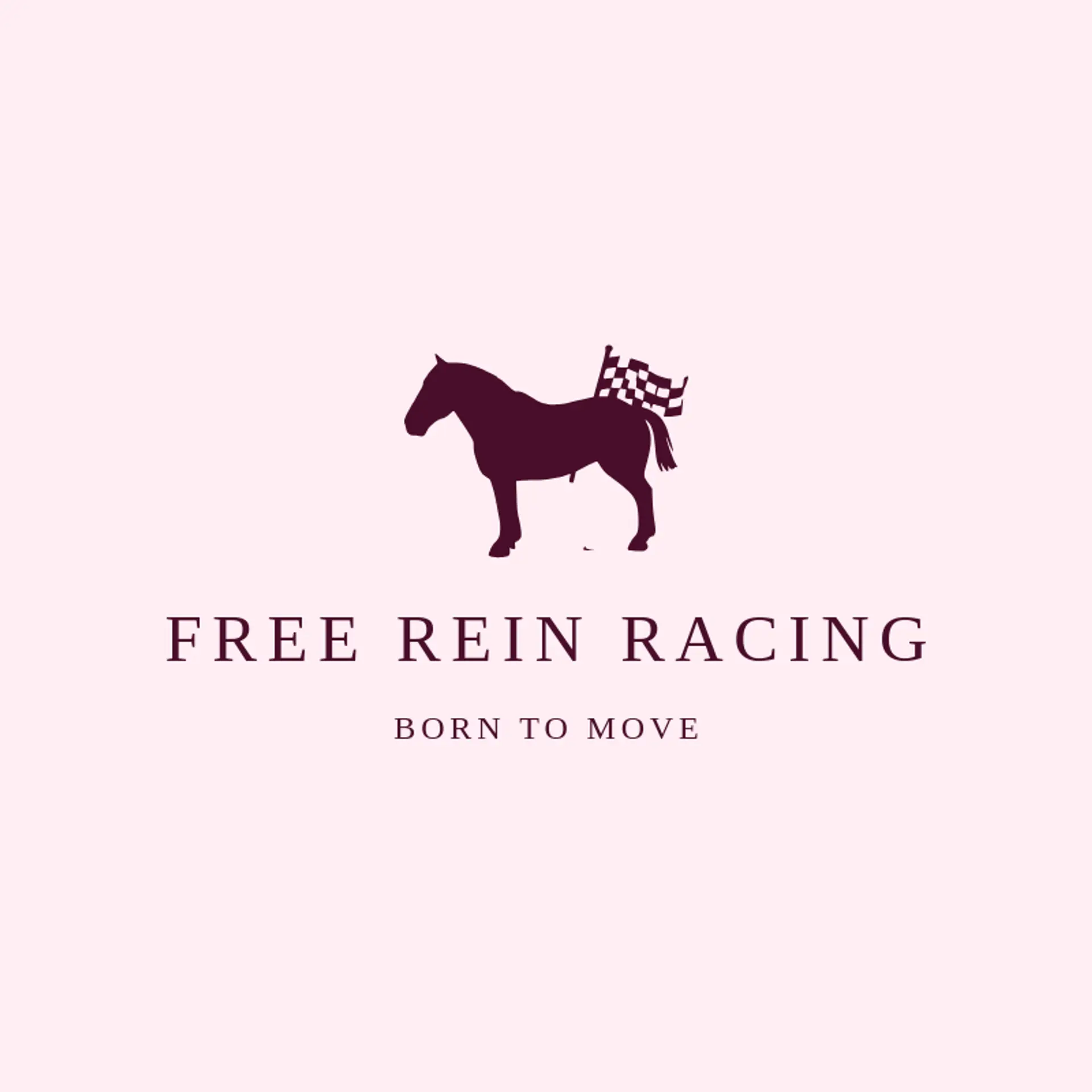 Free Rein Racing logo for mustang