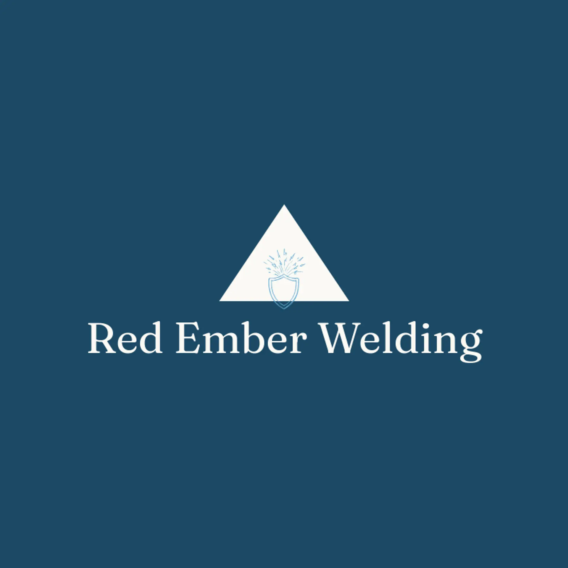Red Ember Welding logo for welding