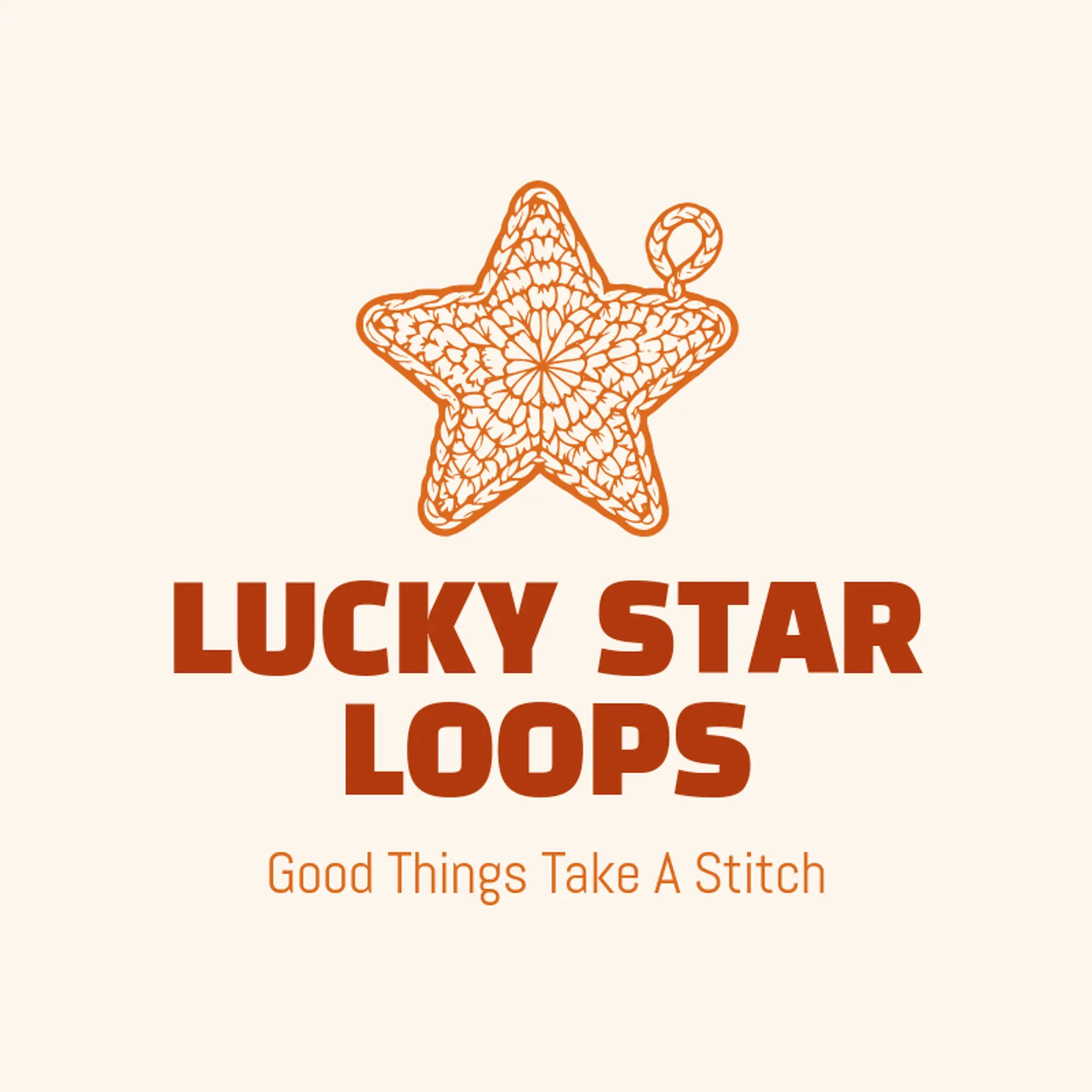 Lucky Star Loops logo for crochet