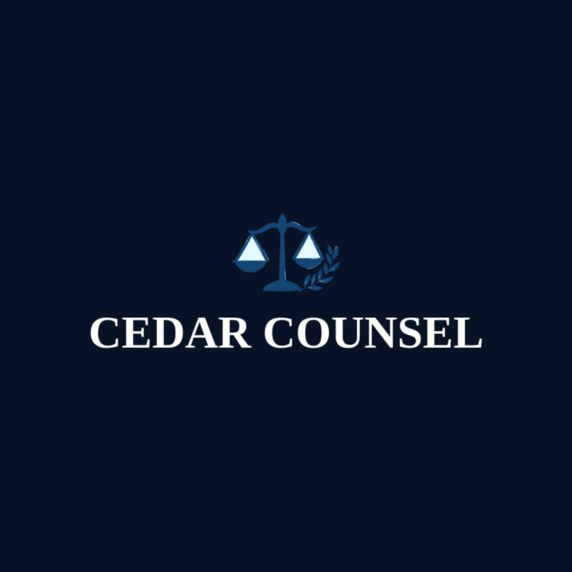 Cedar Counsel logo for legal services