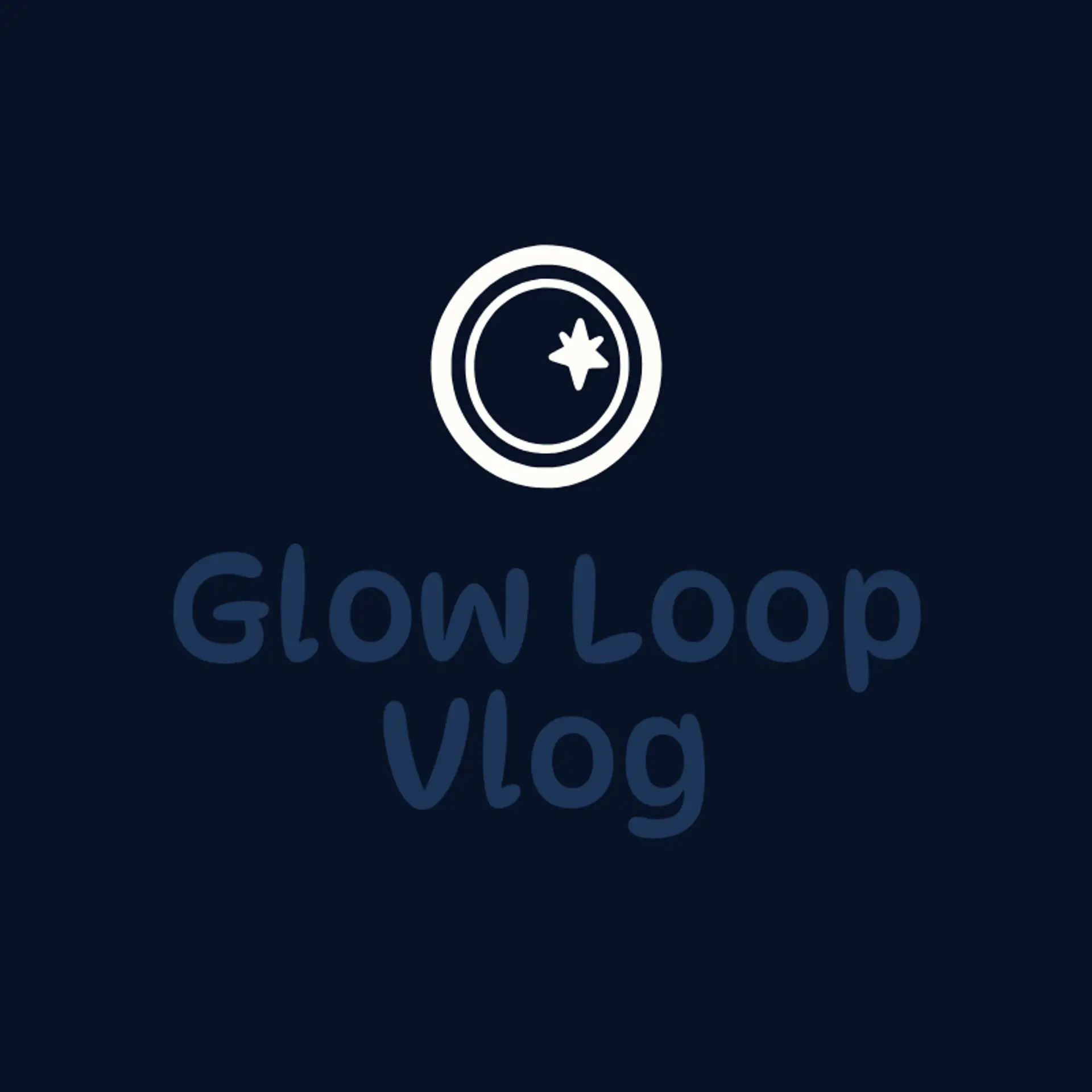 Glow Loop Vlog logo for vlog