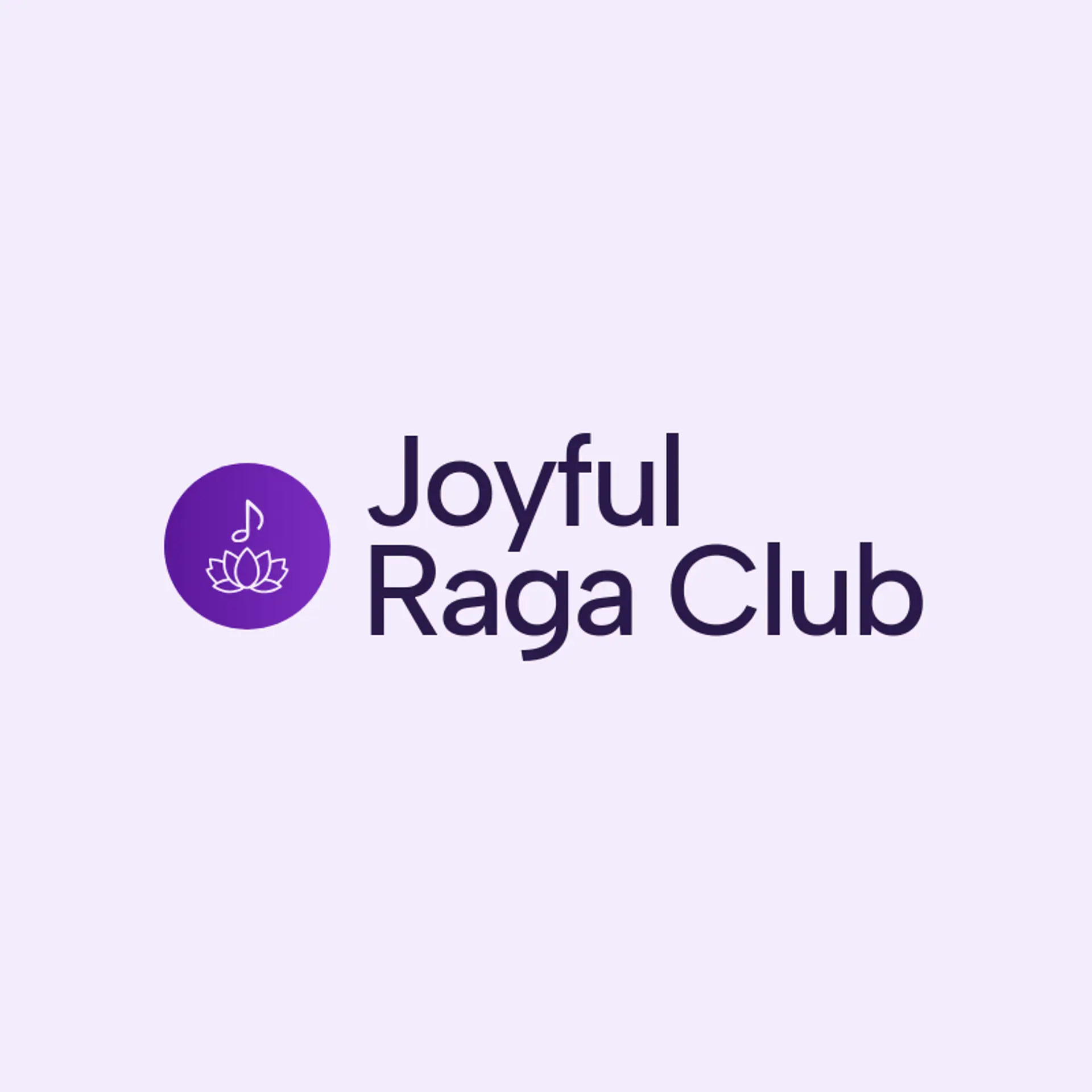 Joyful Raga Club logo for krishna