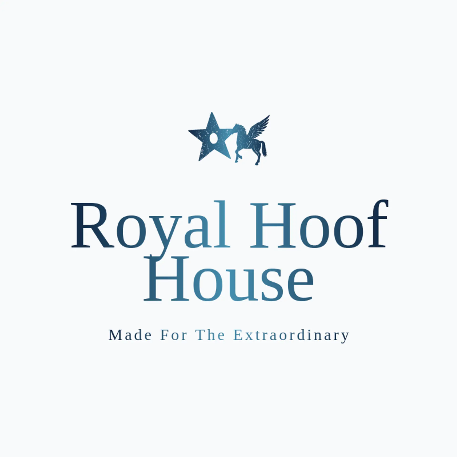 Royal Hoof House logo for pegasus