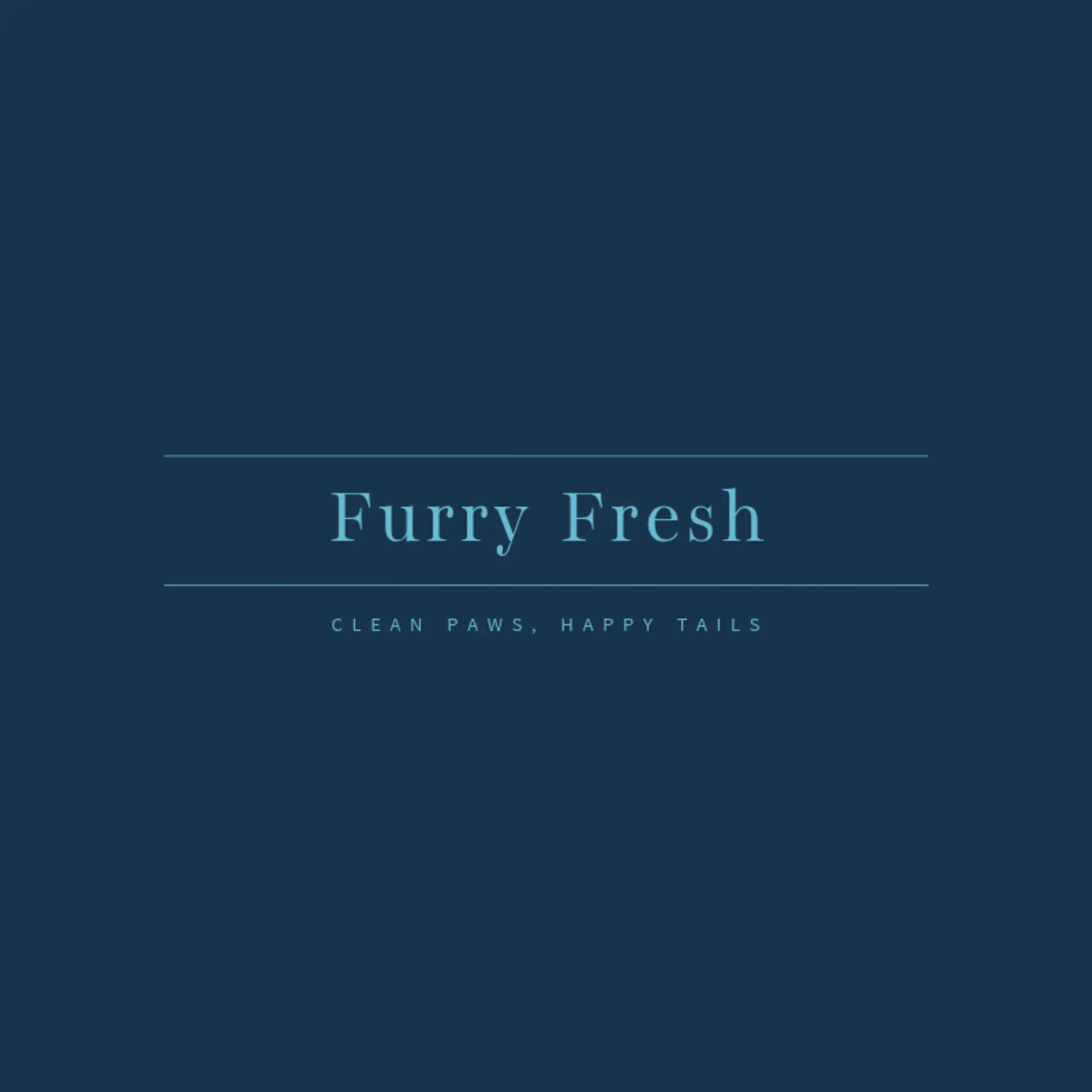 Furry Fresh logo for pet grooming