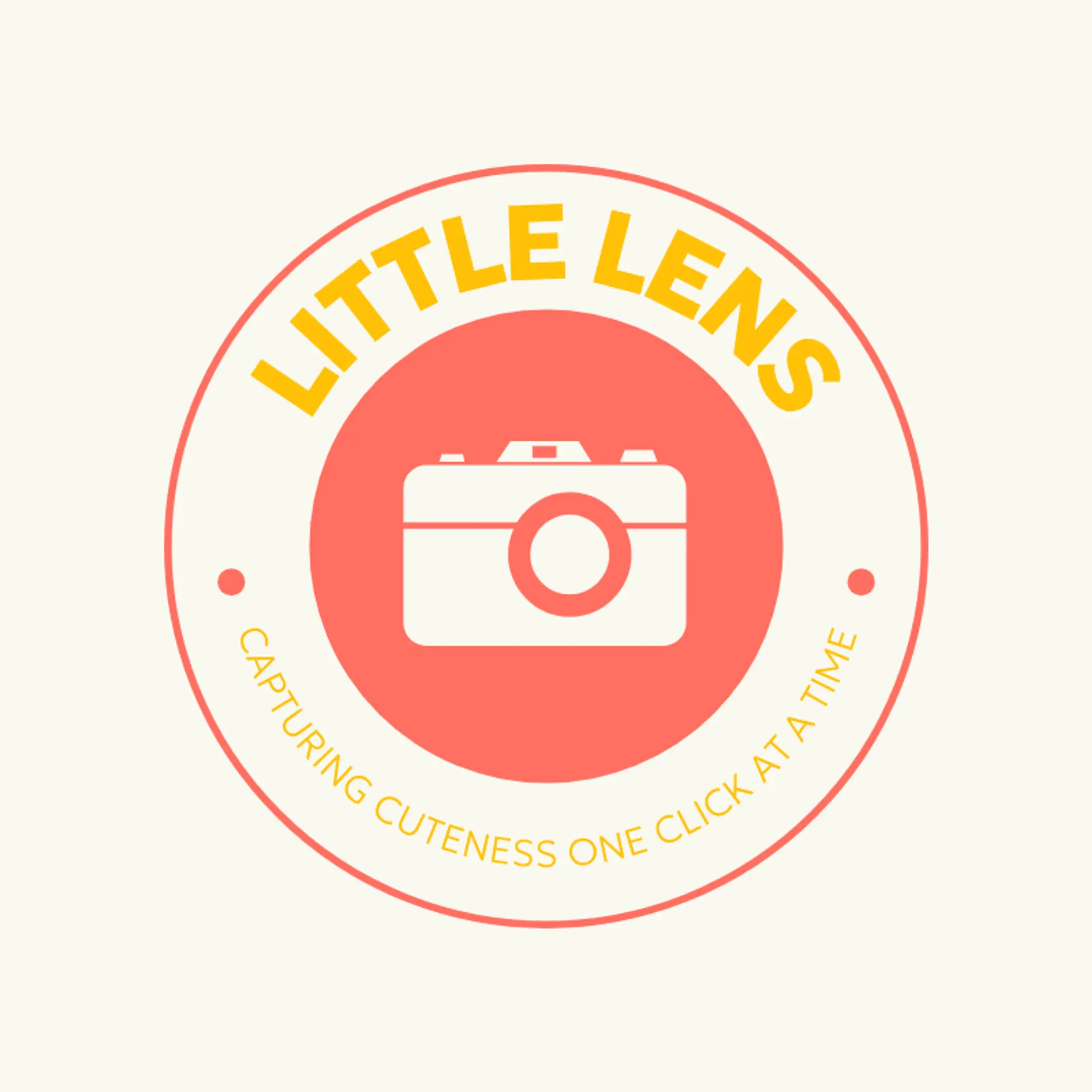 Little Lens logo for cute photography
