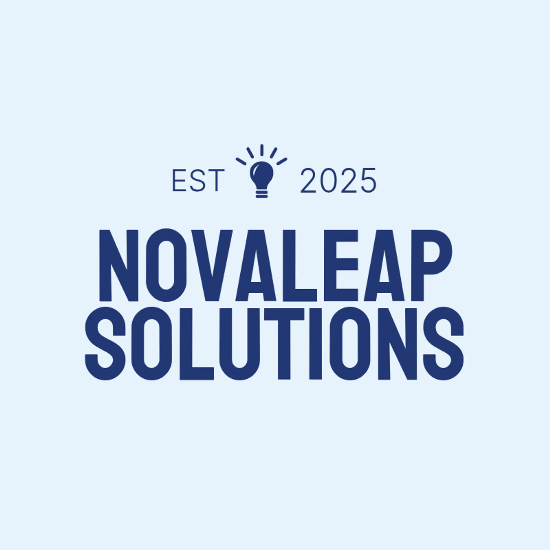 NovaSolve logo for future tech