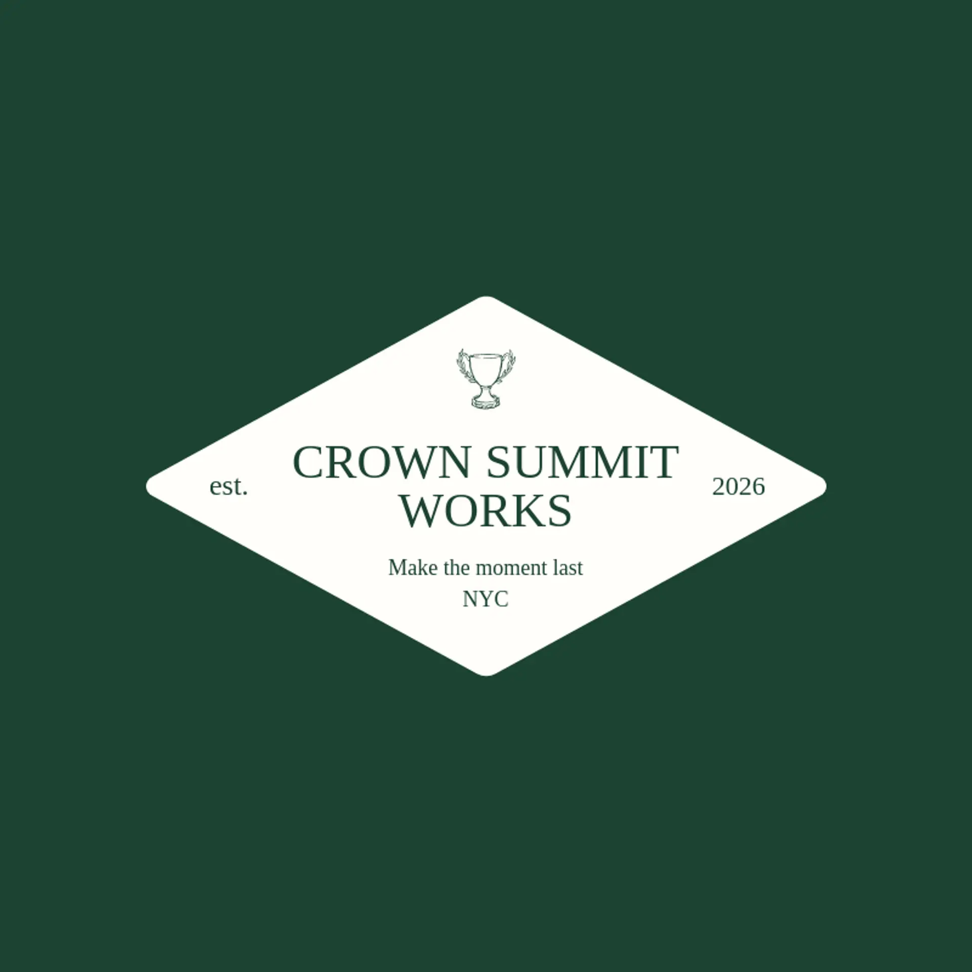 Crown Summit Works logo for winner