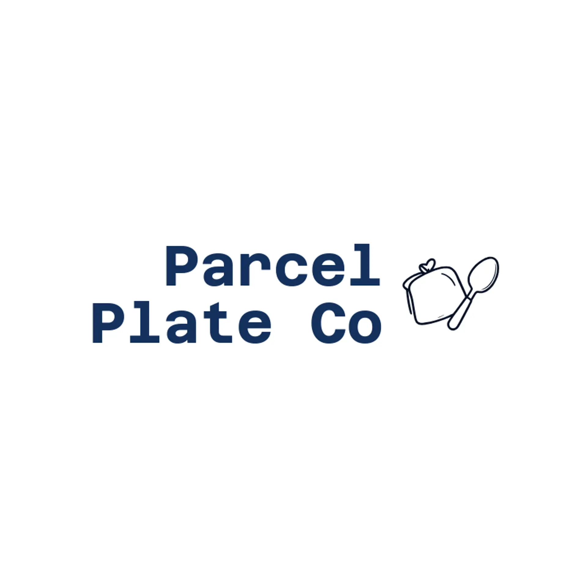 Parcel Plate Co logo for cloud kitchen