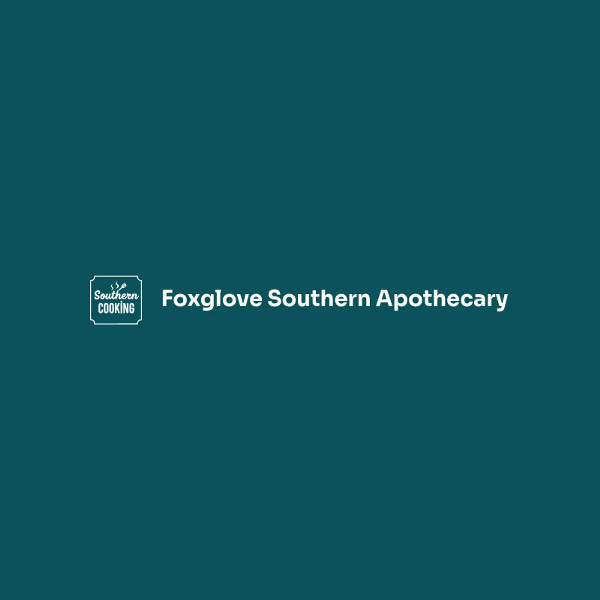 Foxglove Southern Apothecary logo for southern