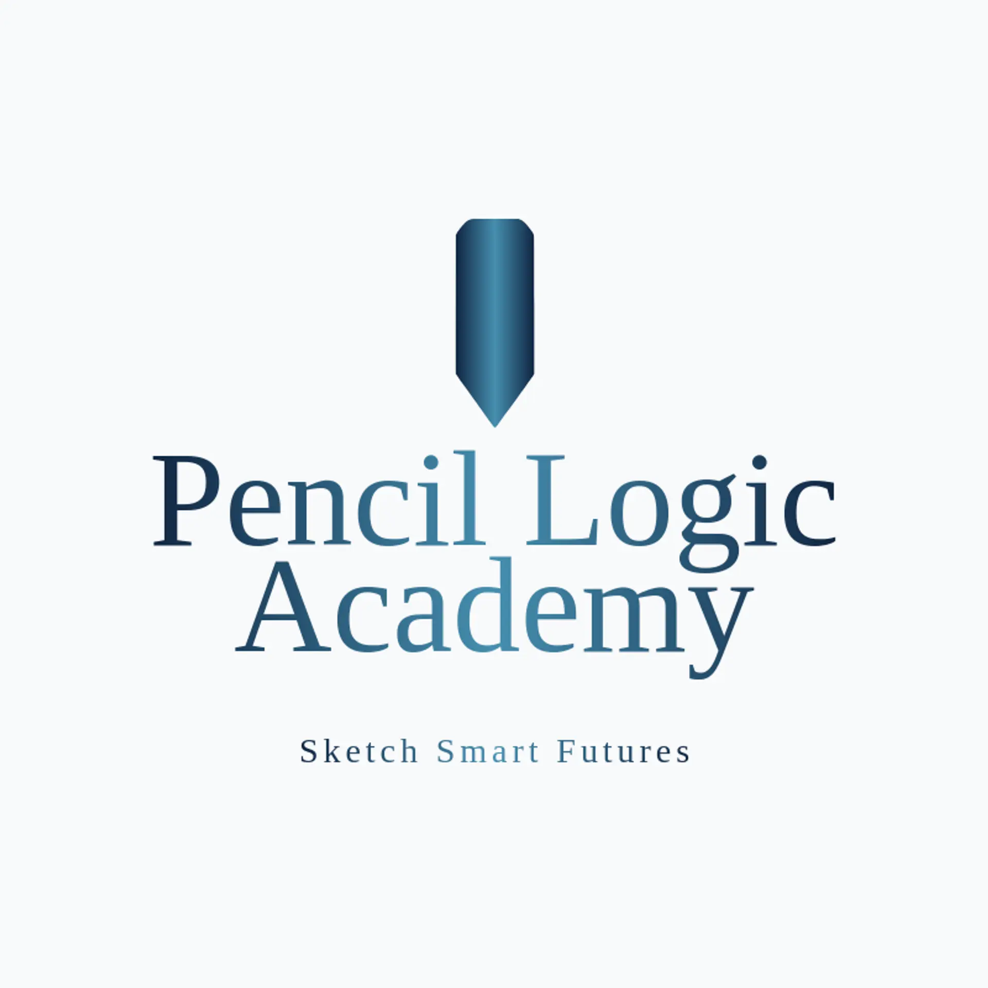 Pencil Logic Academy logo for nerd