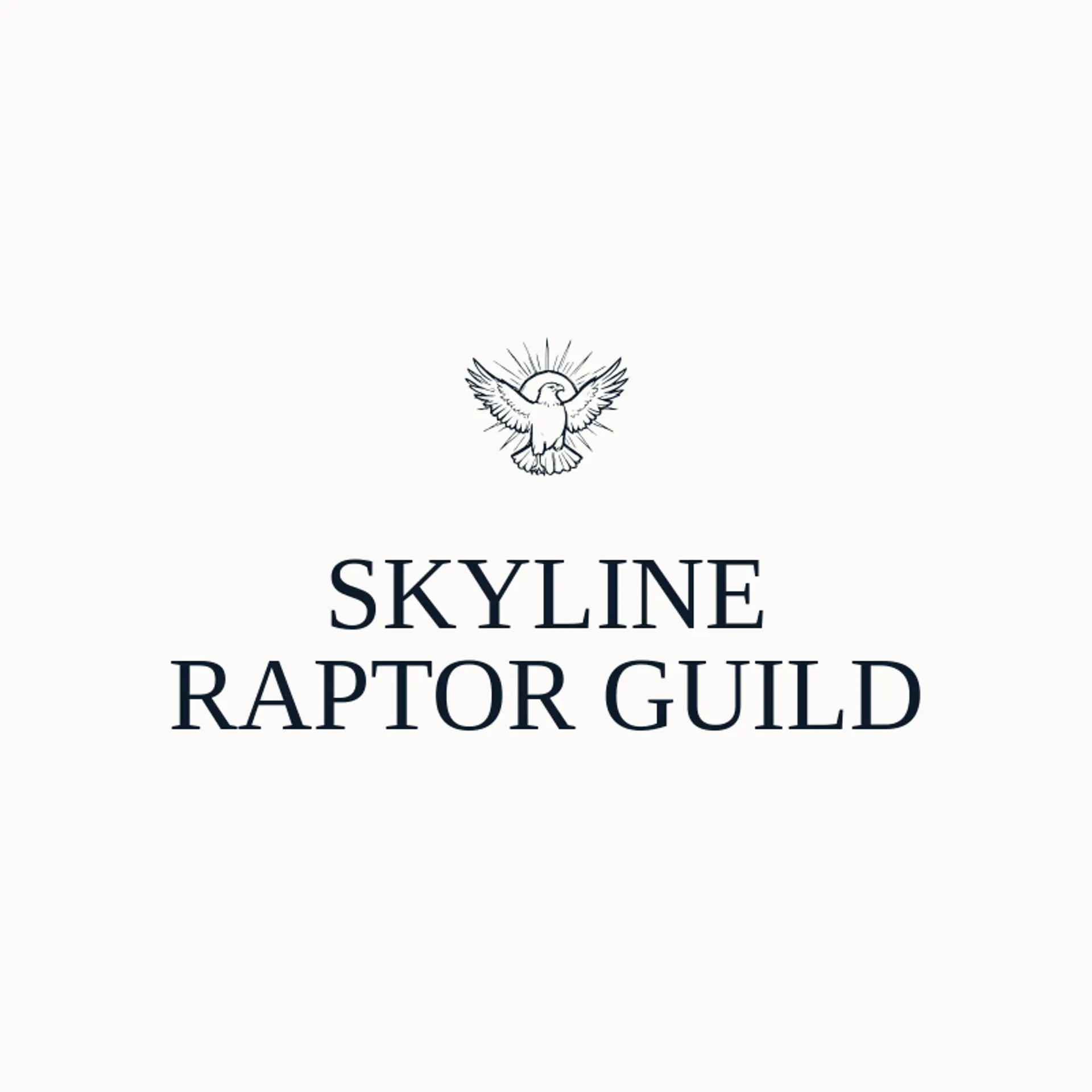 Skyline Raptor Guild logo for bald eagle