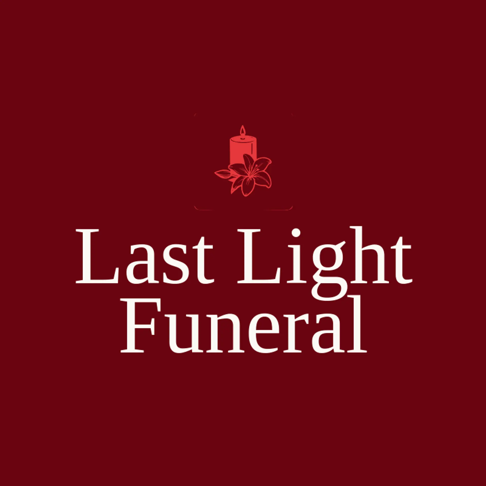 Last Light Funeral logo for goth