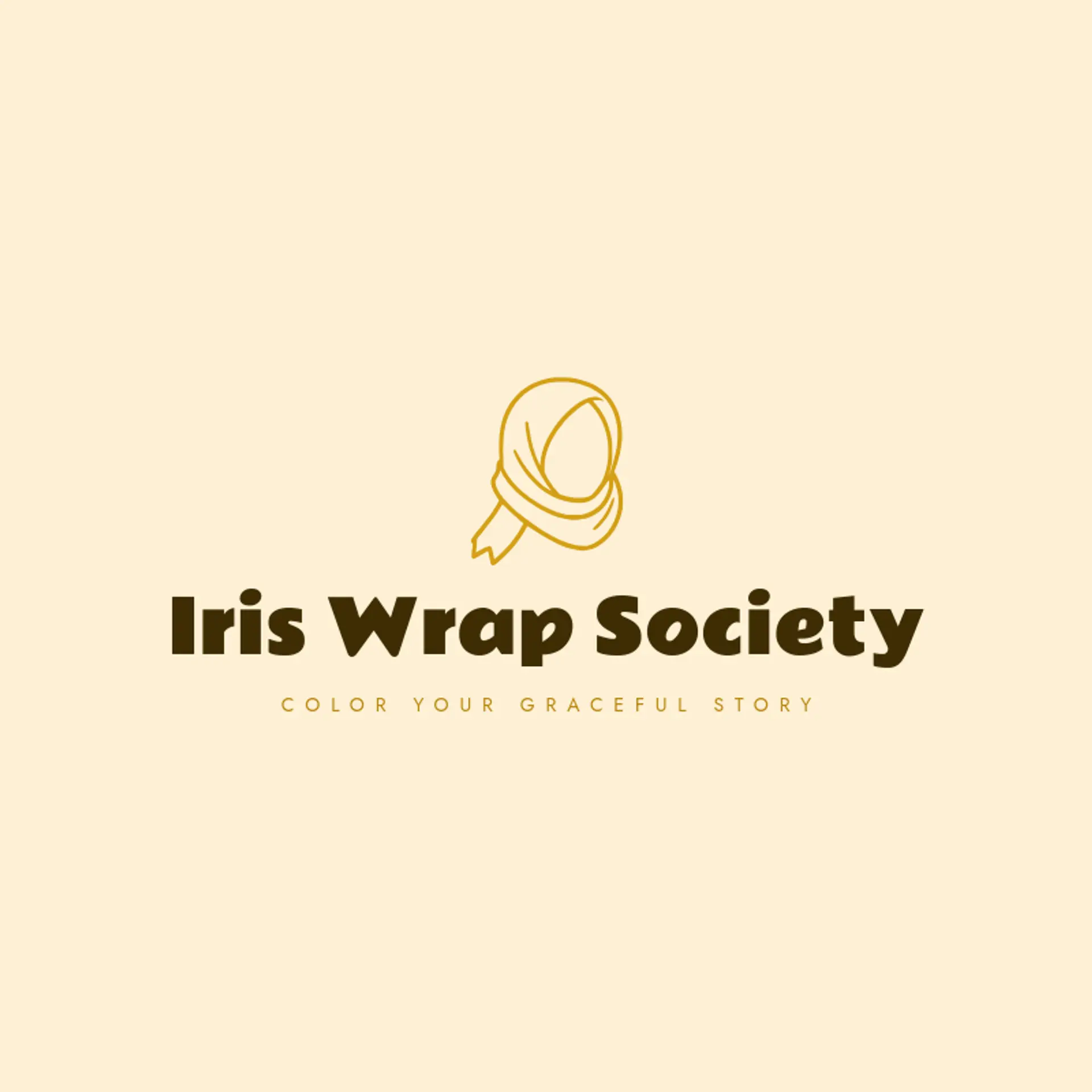 Iris Wrap Society logo for hijab