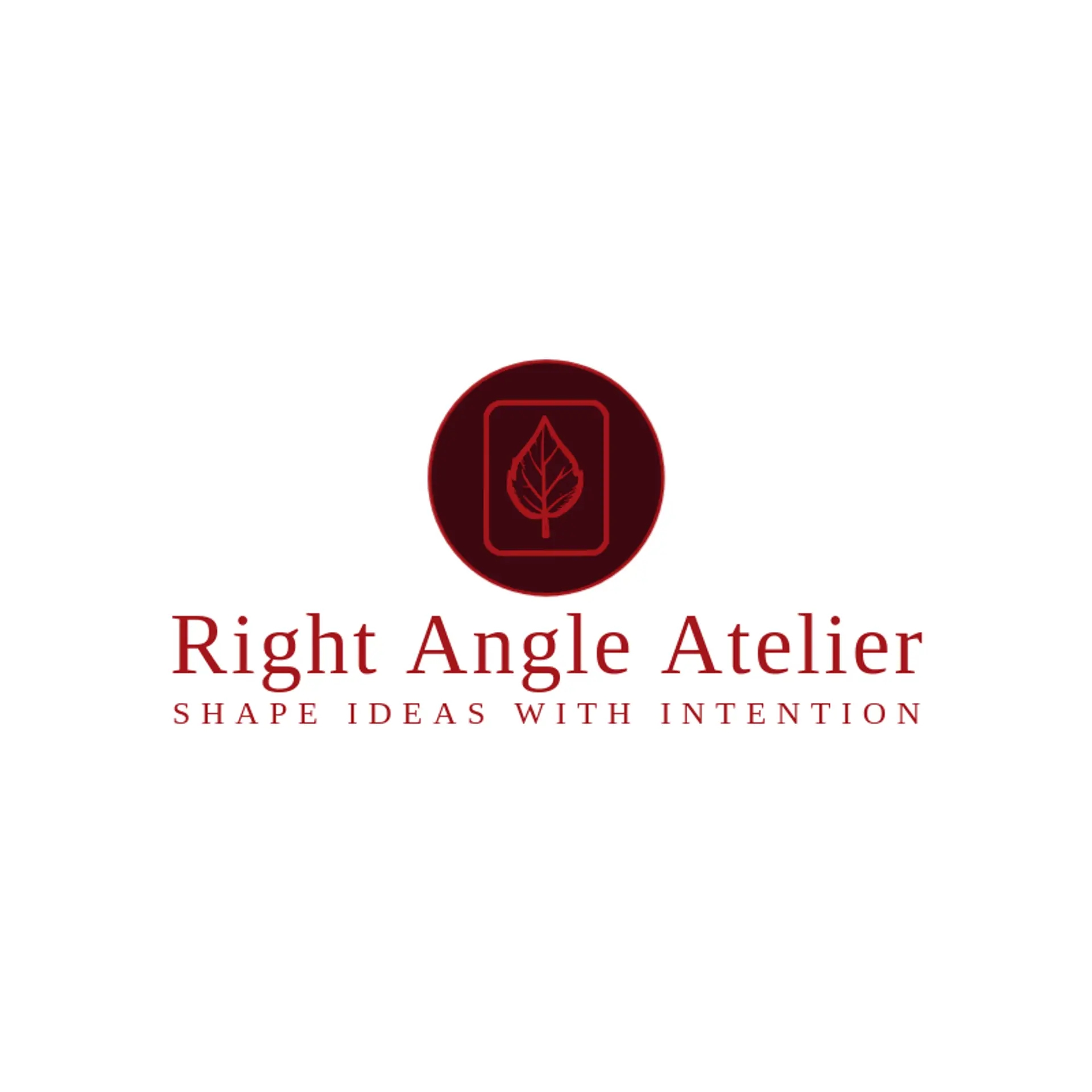 Right Angle Atelier logo for rectangle