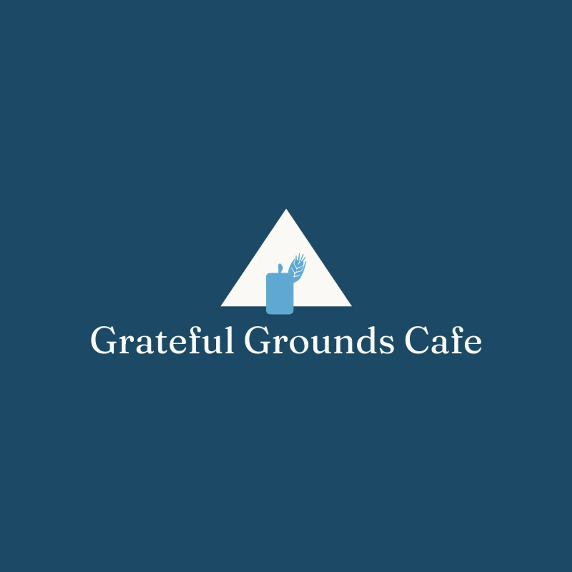 Grateful Grounds Cafe logo for thanksgiving
