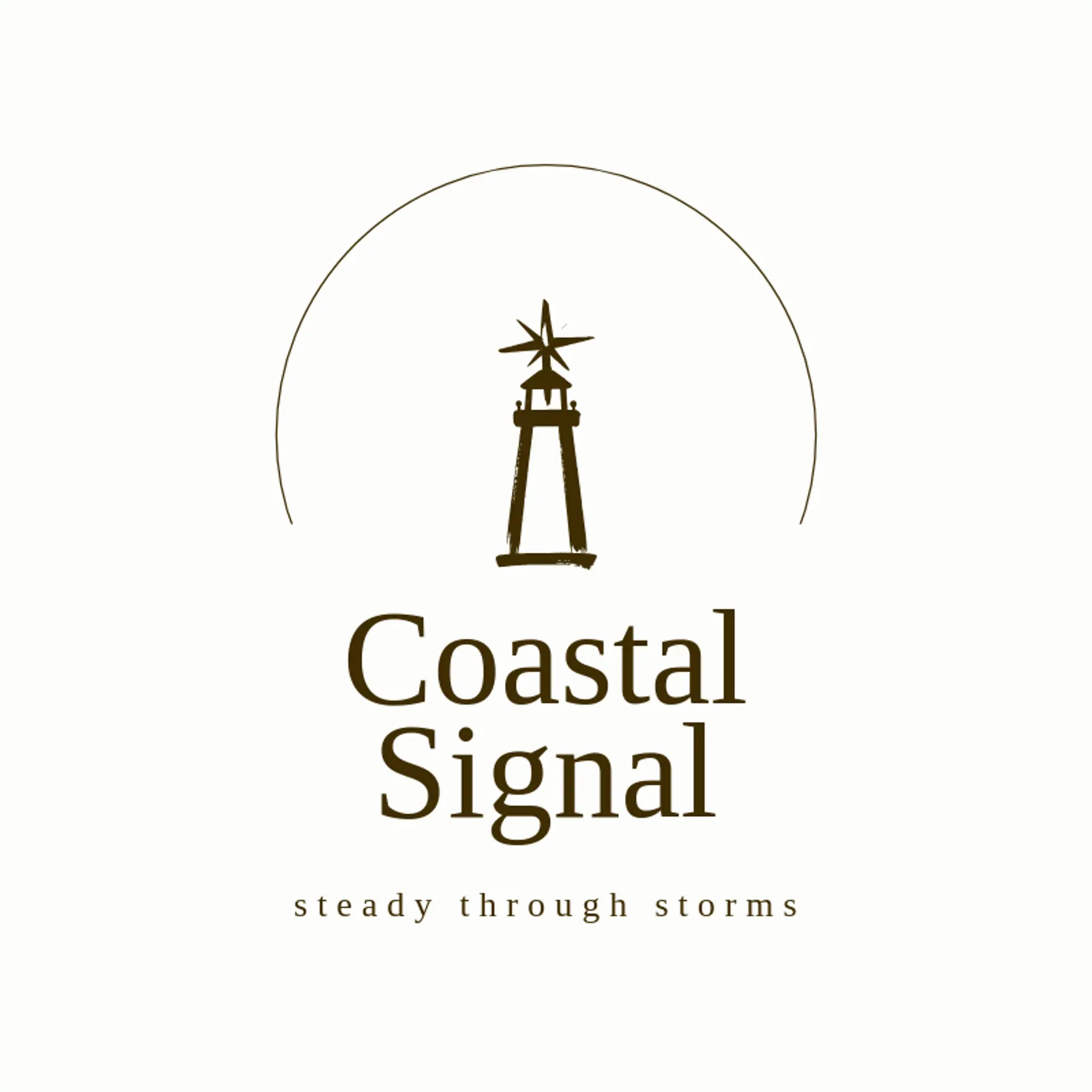 Coastal Signal logo for lighthouse