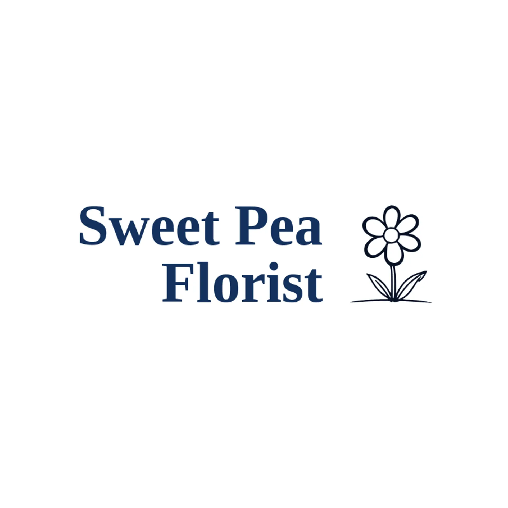 Sweet Pea Florist logo for bloom