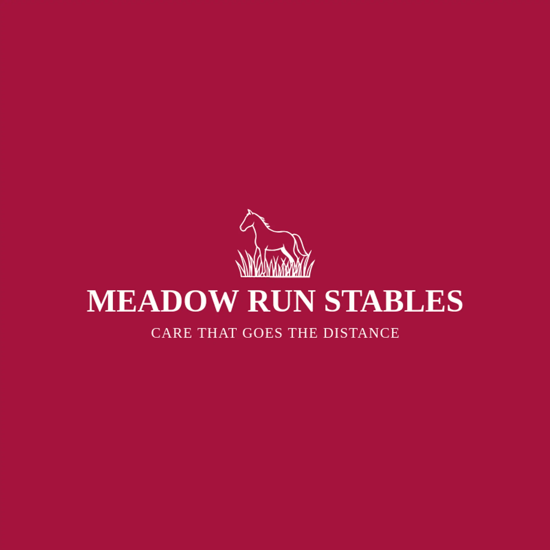 Meadow Run Stables logo for derby