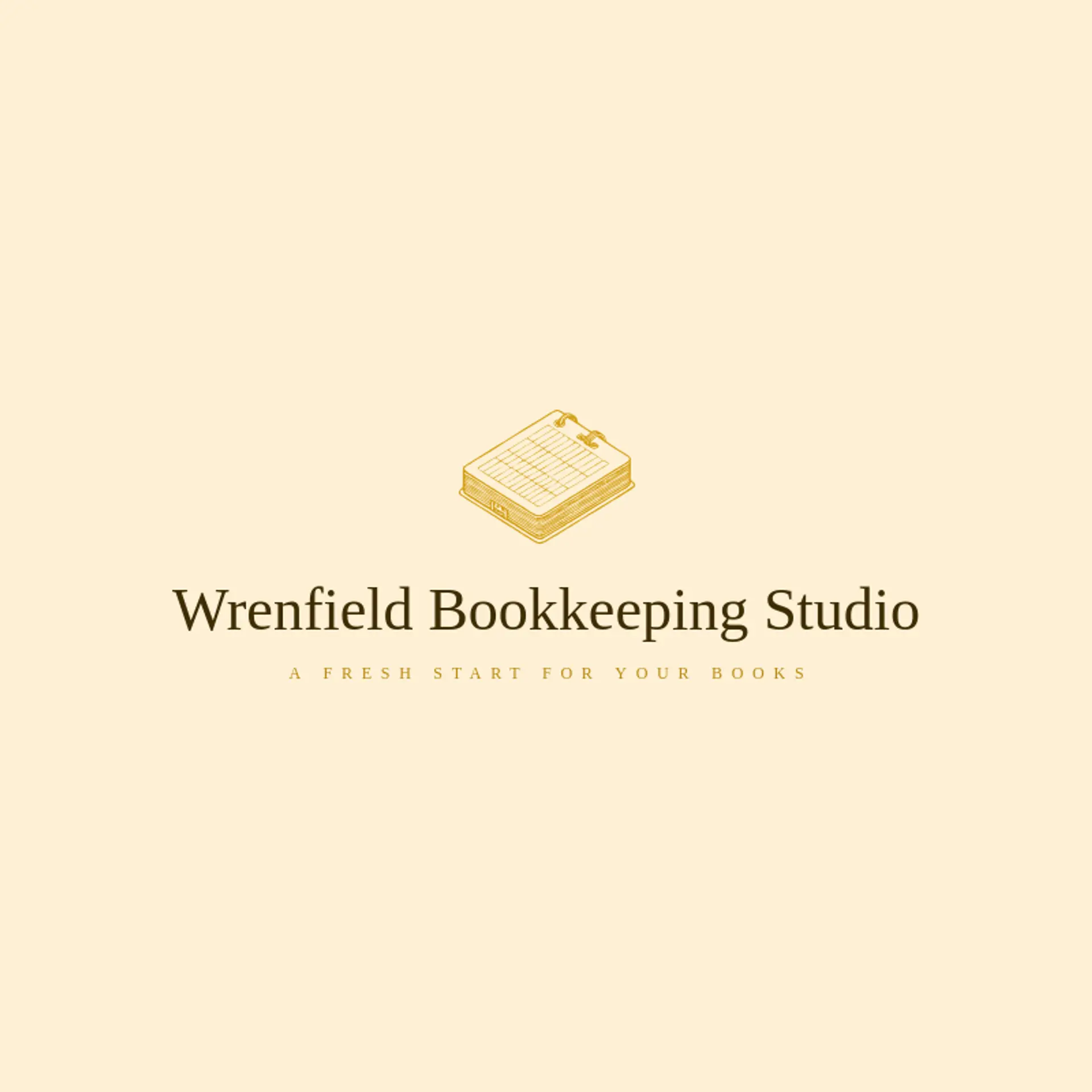 Wrenfield Bookkeeping Studio logo for ledger