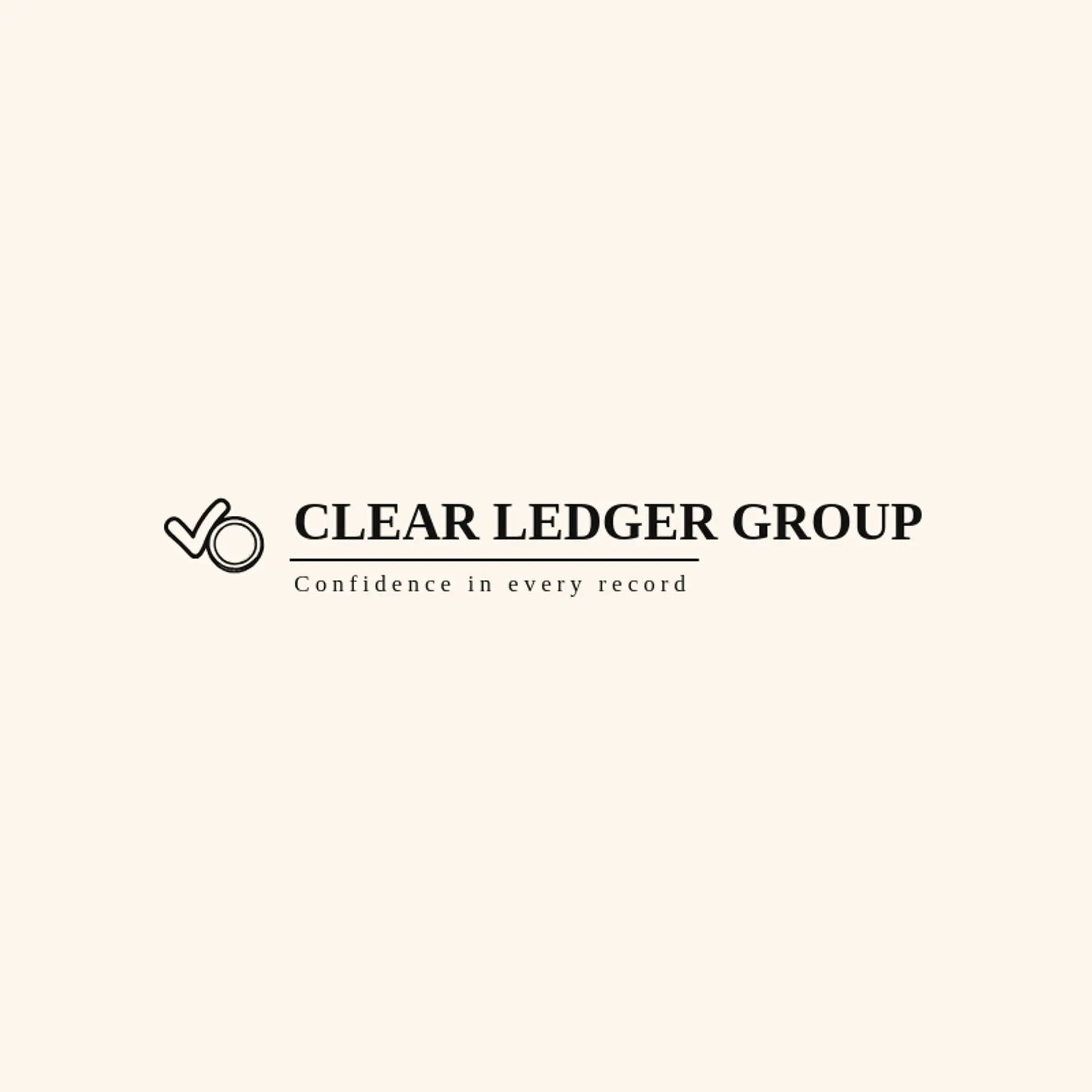 Clear Ledger Group logo for check mark