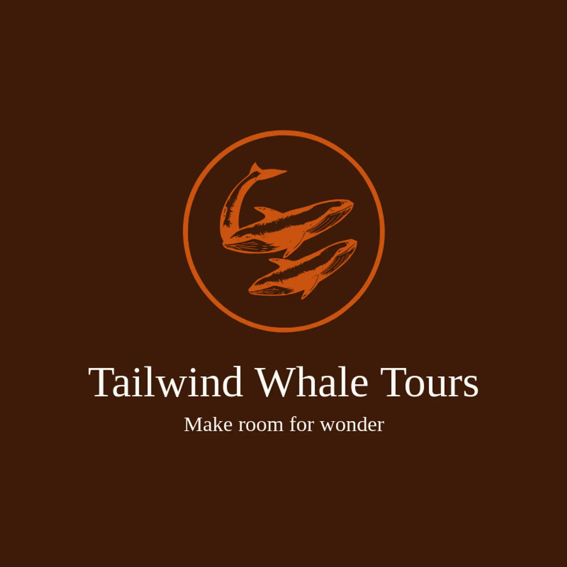 Tailwind Whale Tours logo for whale