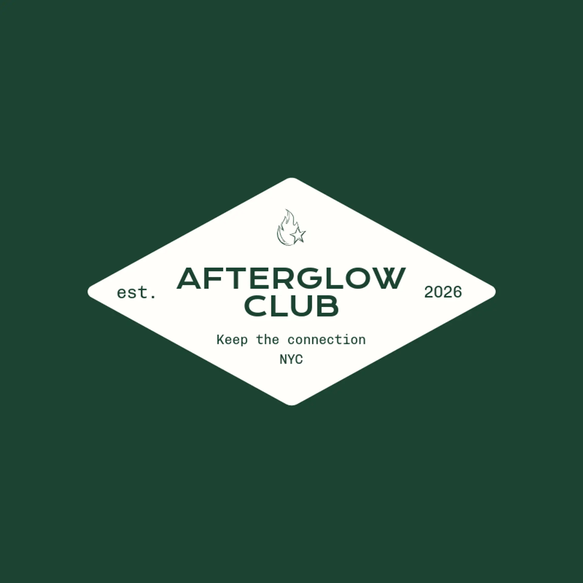 Afterglow Club logo for club
