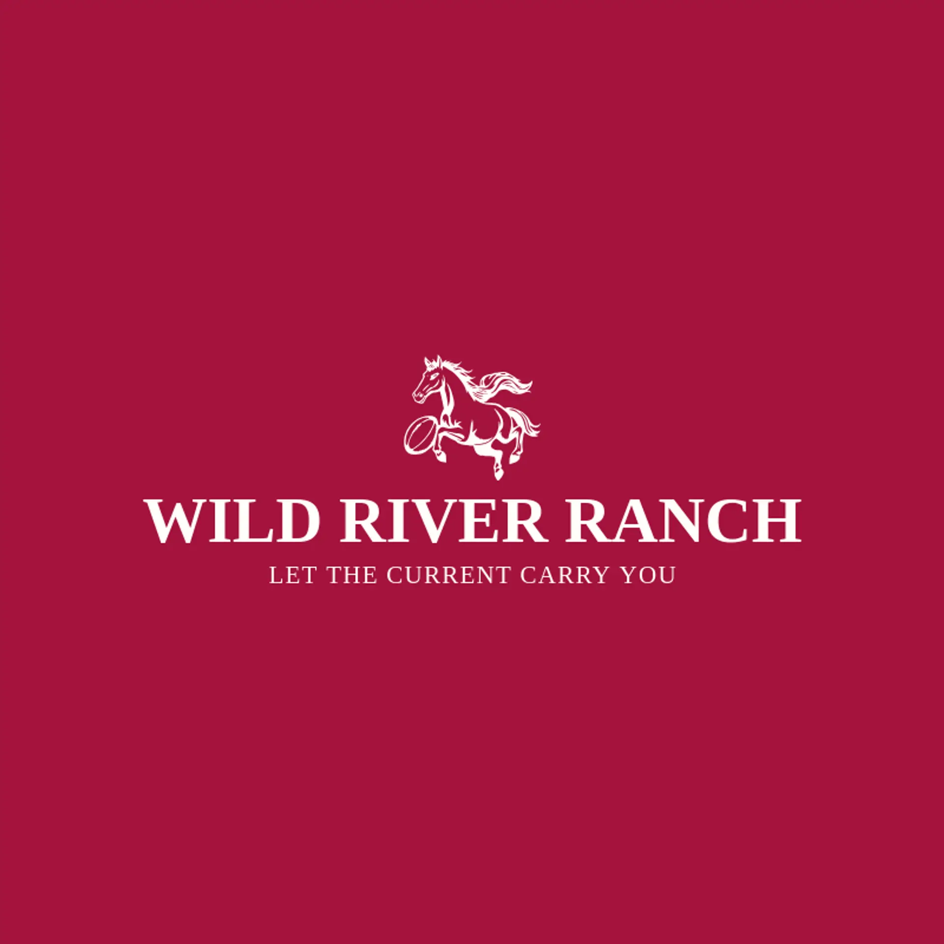 Wild River Ranch logo for bronco